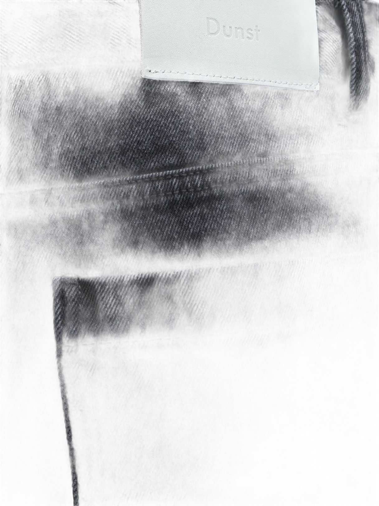 DUNST Back denim bermuda shorts