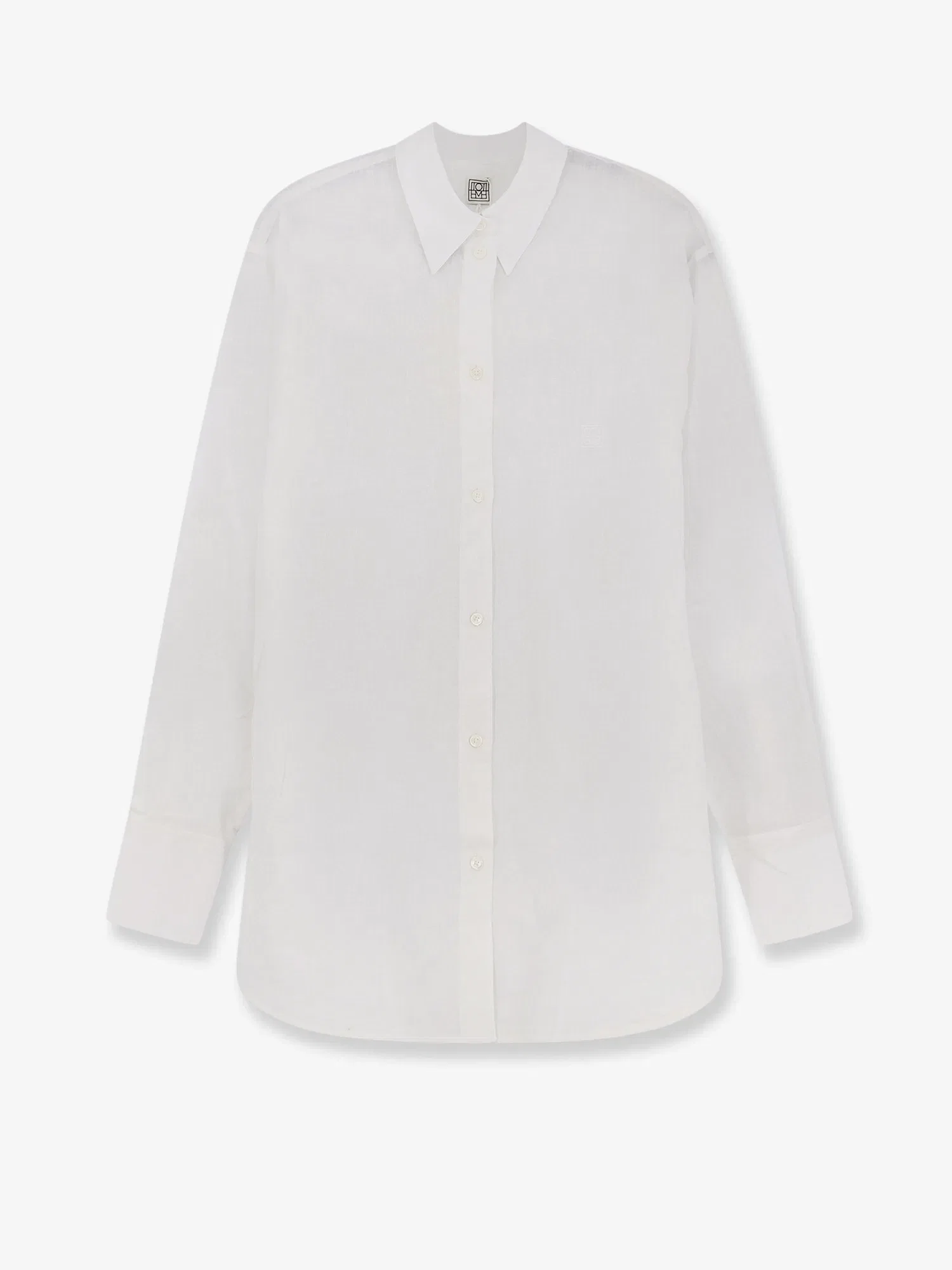 TOTEME Oversized Summer cotton and linen shirt