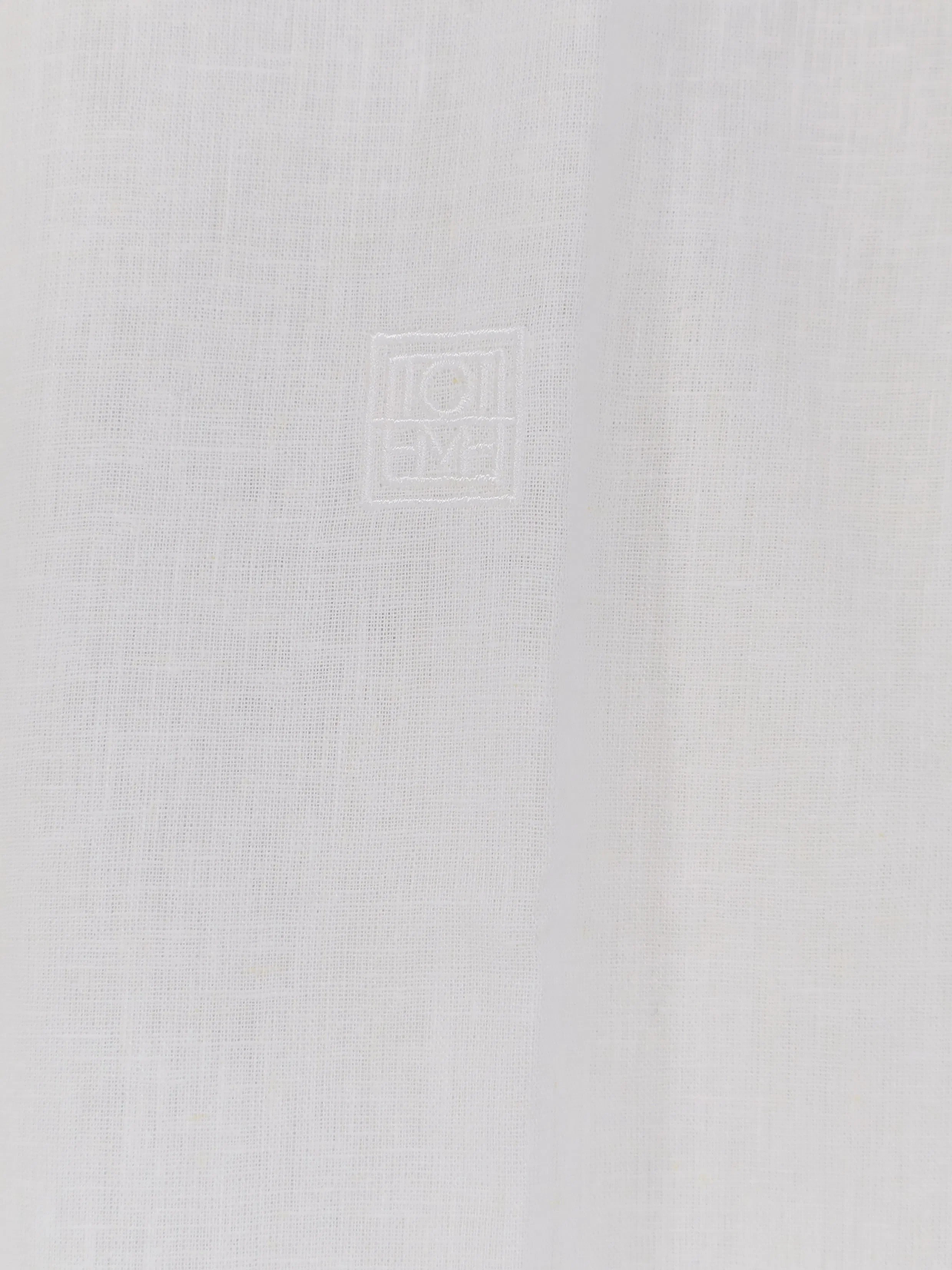 TOTEME Oversized Summer cotton and linen shirt