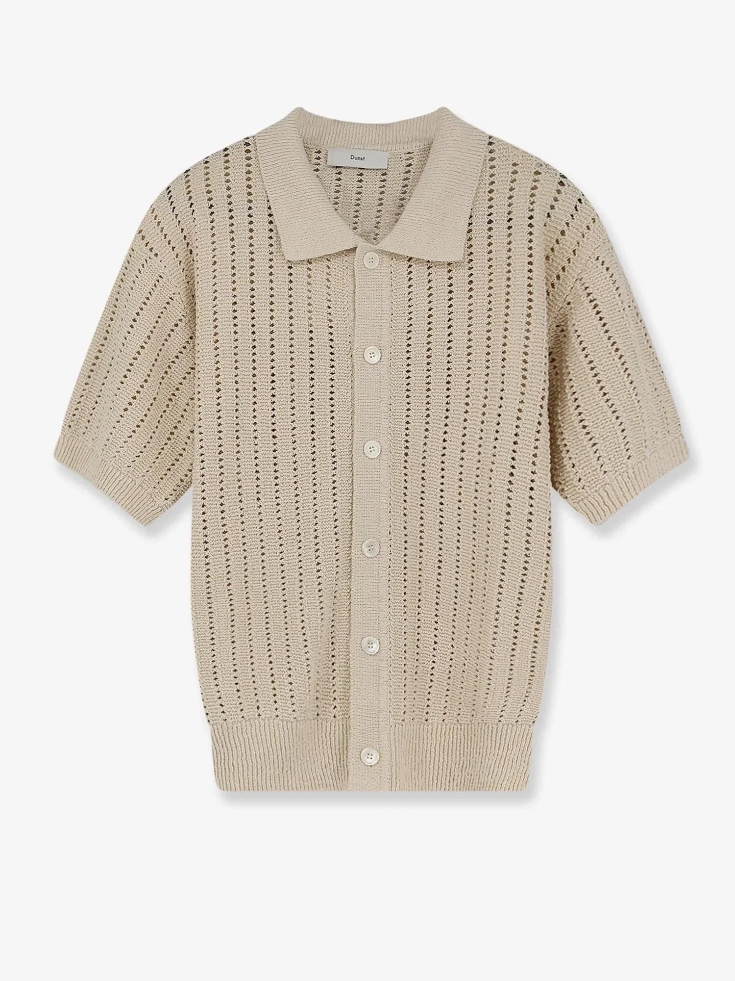 DUNST Openwork cotton cardigan