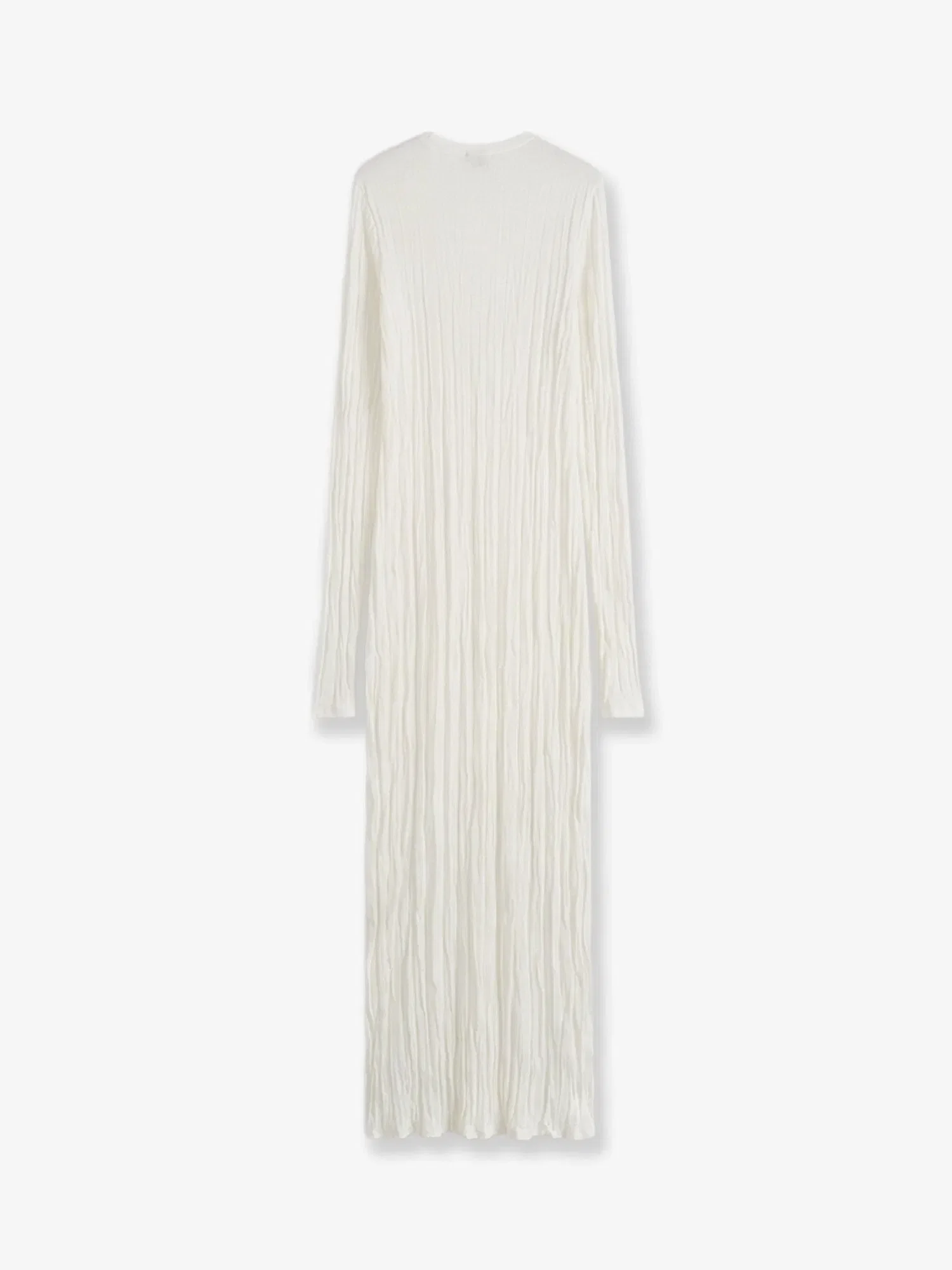 TOTEME Crinkled viscose and recycled material dress