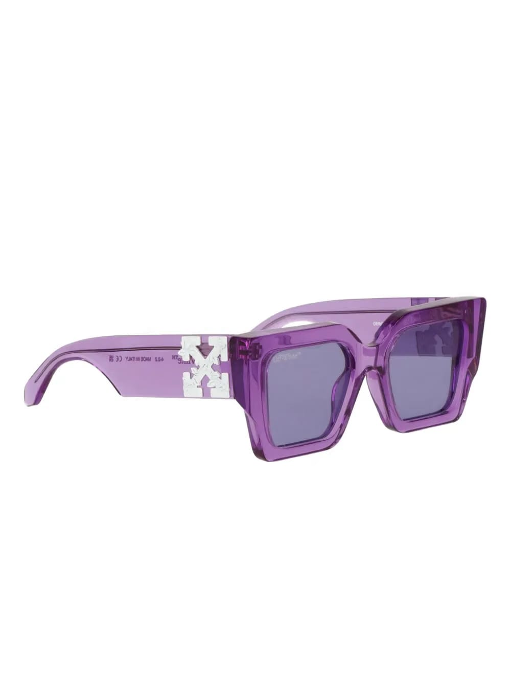 square-frame arrow-embellished sunglasses