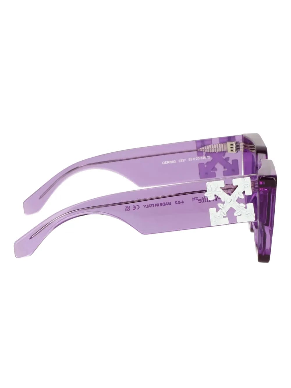 square-frame arrow-embellished sunglasses