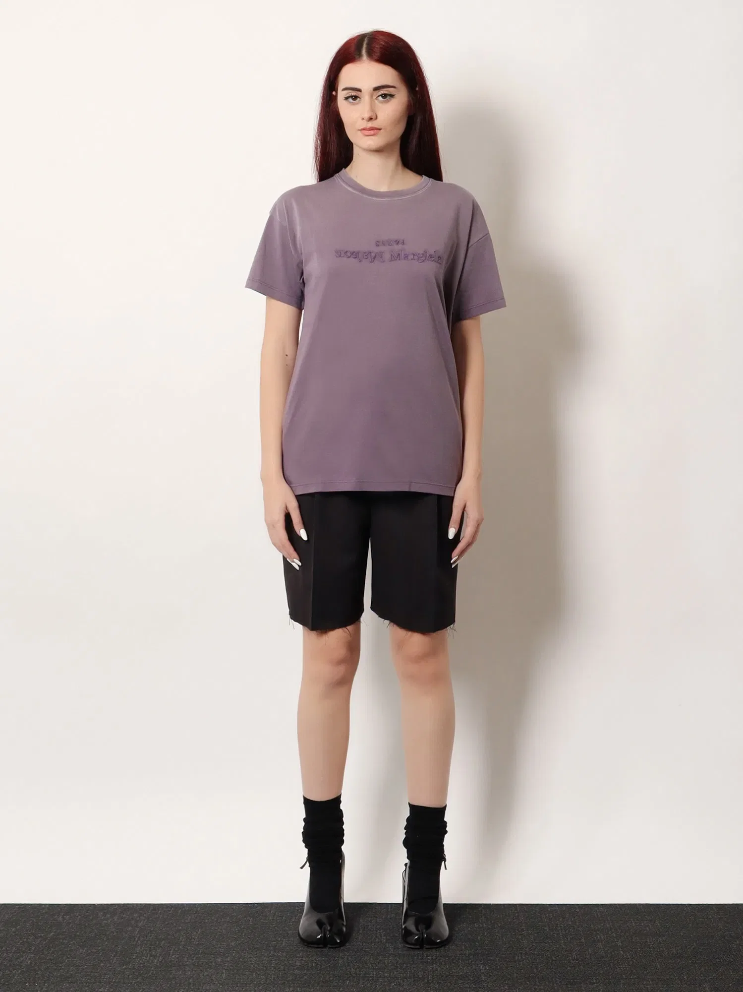 Maison Margiela Cotton T-shirt with rewashed effect