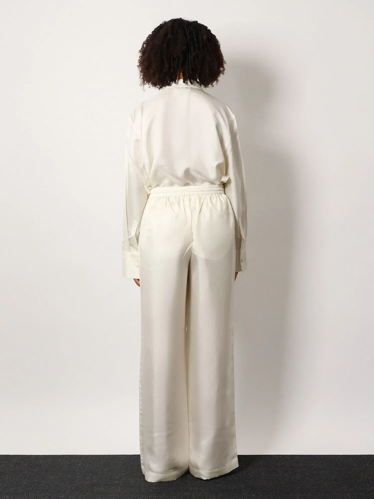 Róhe Jogger silk trousers