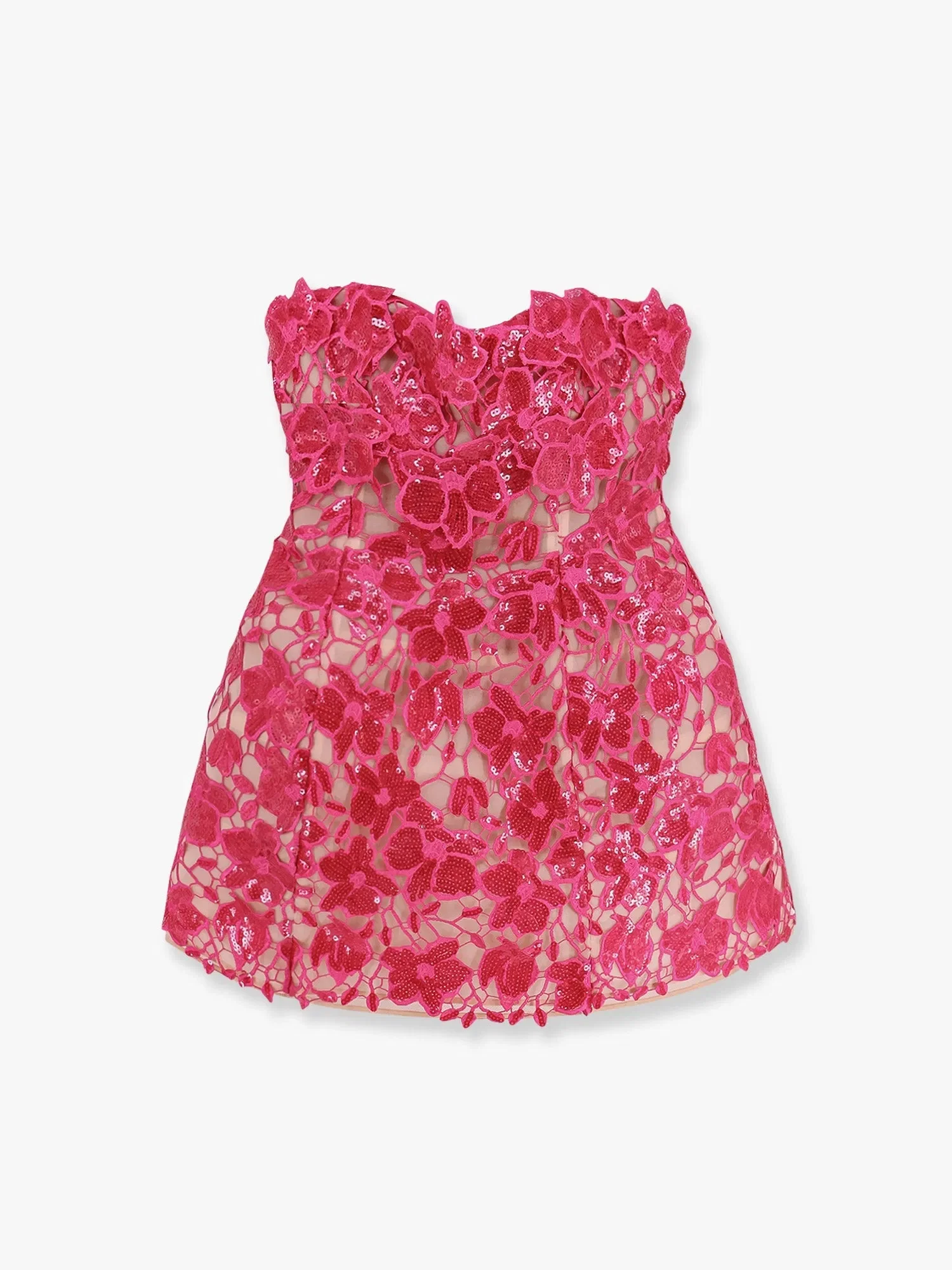 Retrofete Alira laces and sequins dress