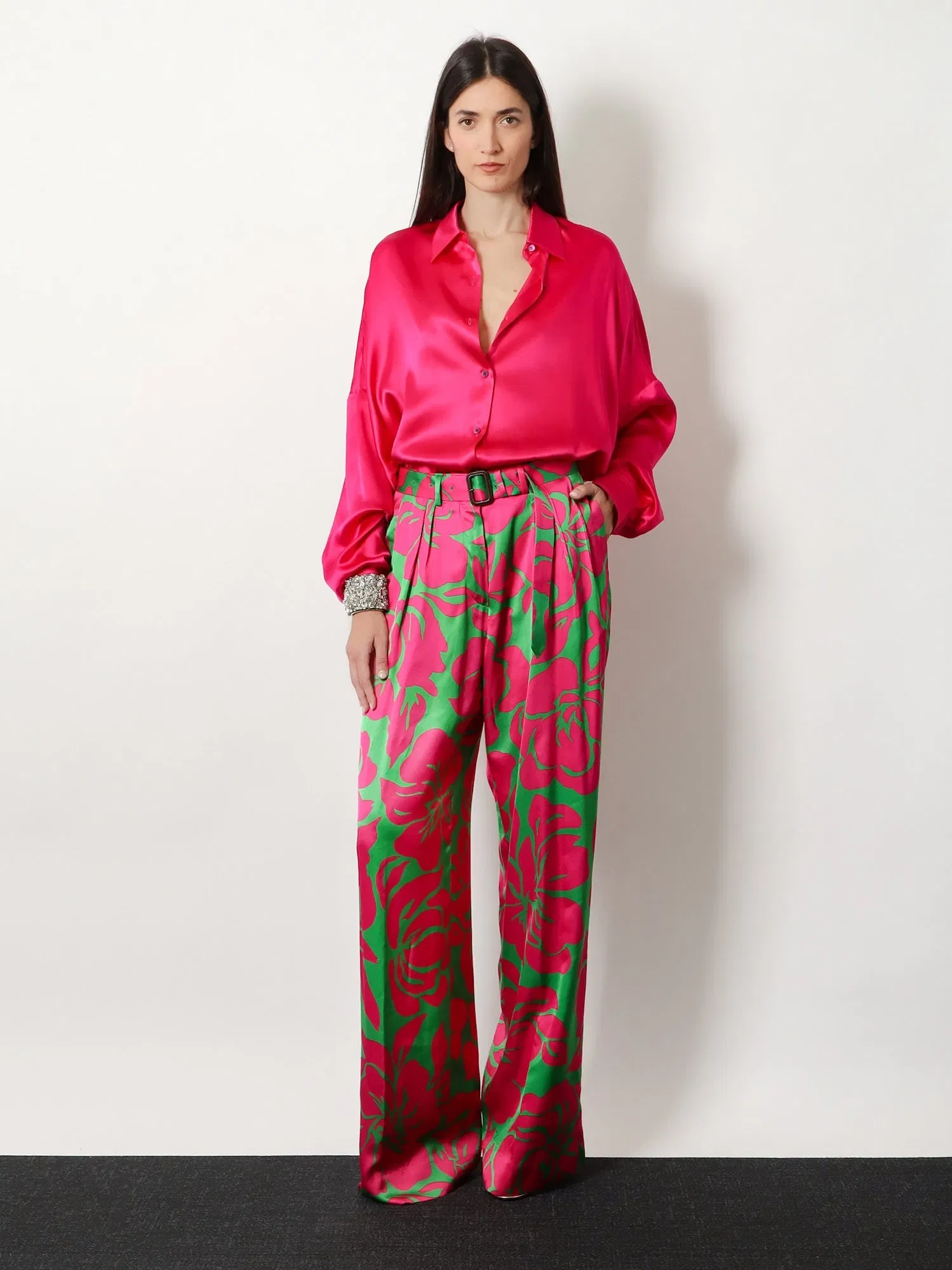 DRIES VAN NOTEN Casia silk shirt
