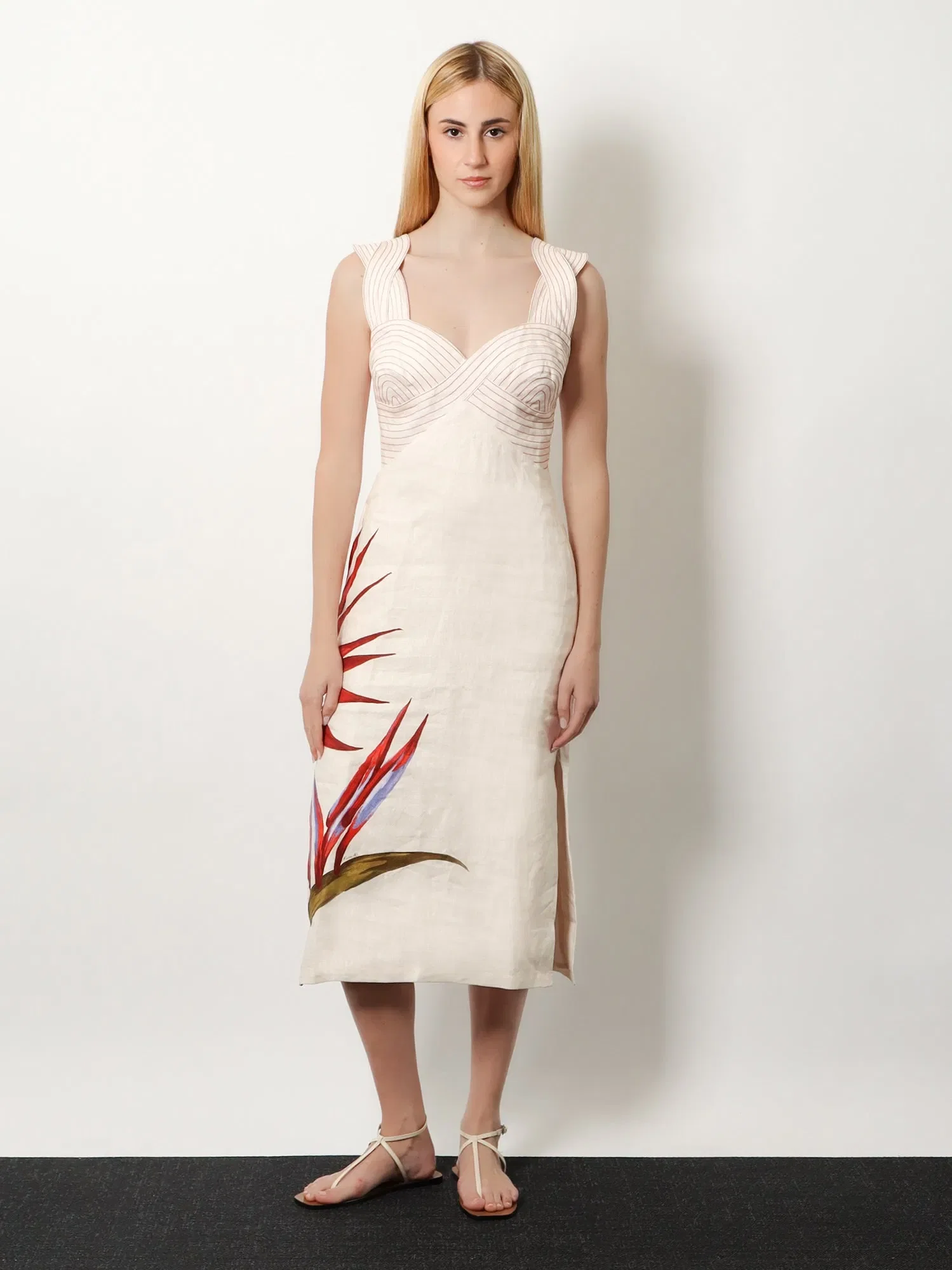 FARM Rio Strelizia linen dress