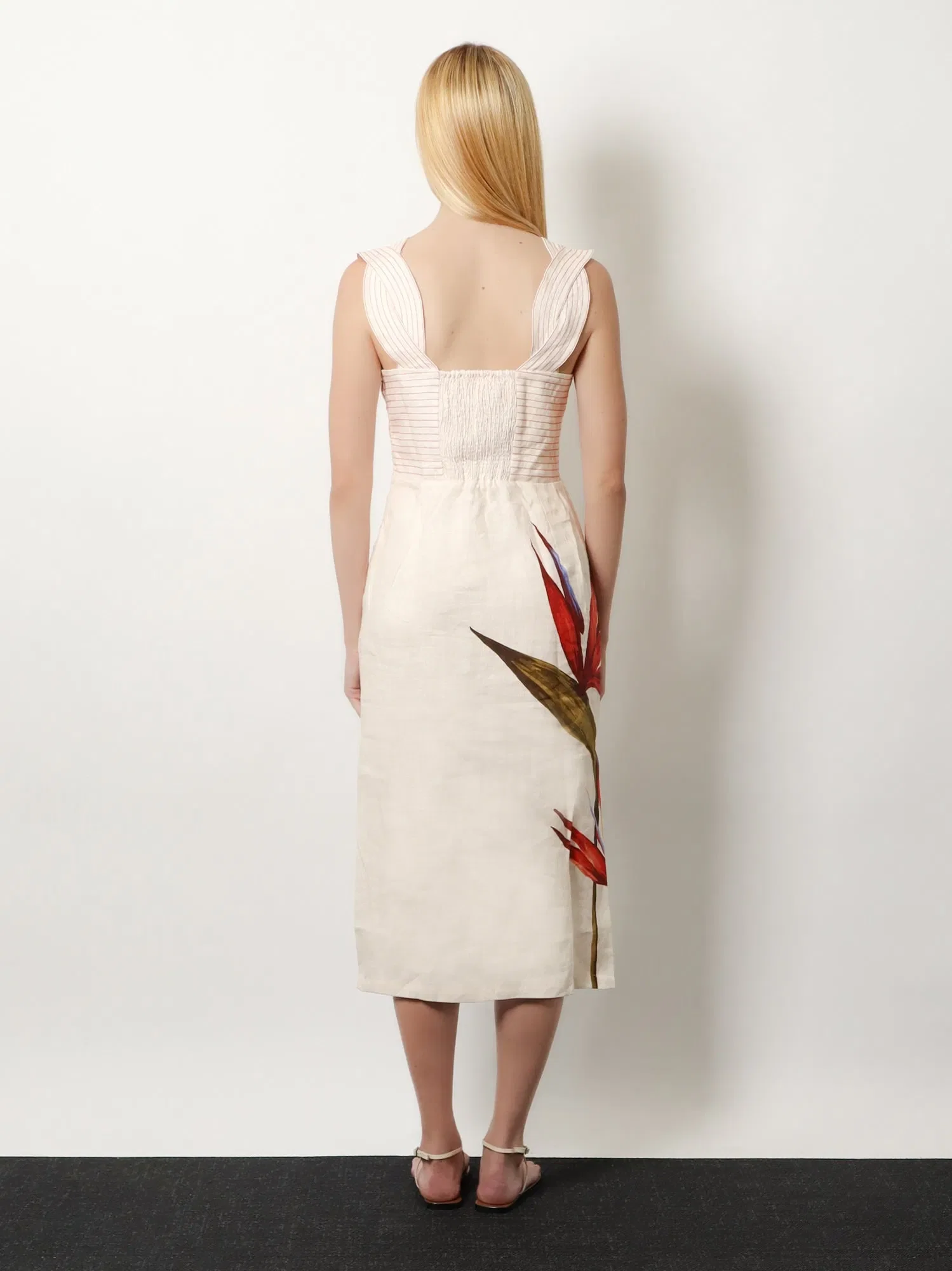 FARM Rio Strelizia linen dress
