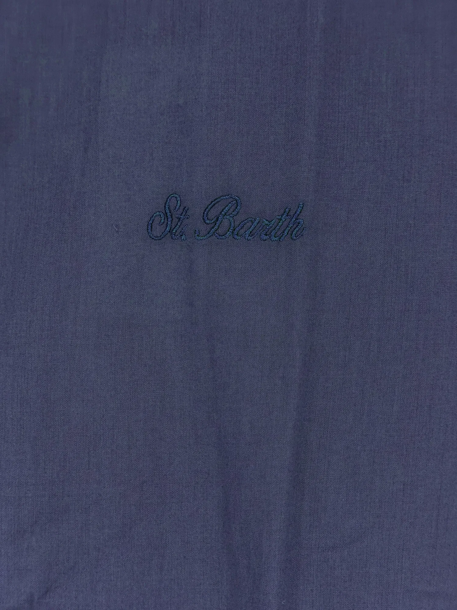 MC2 Saint Barth Ice cotton shirt with embroidered logo on the front