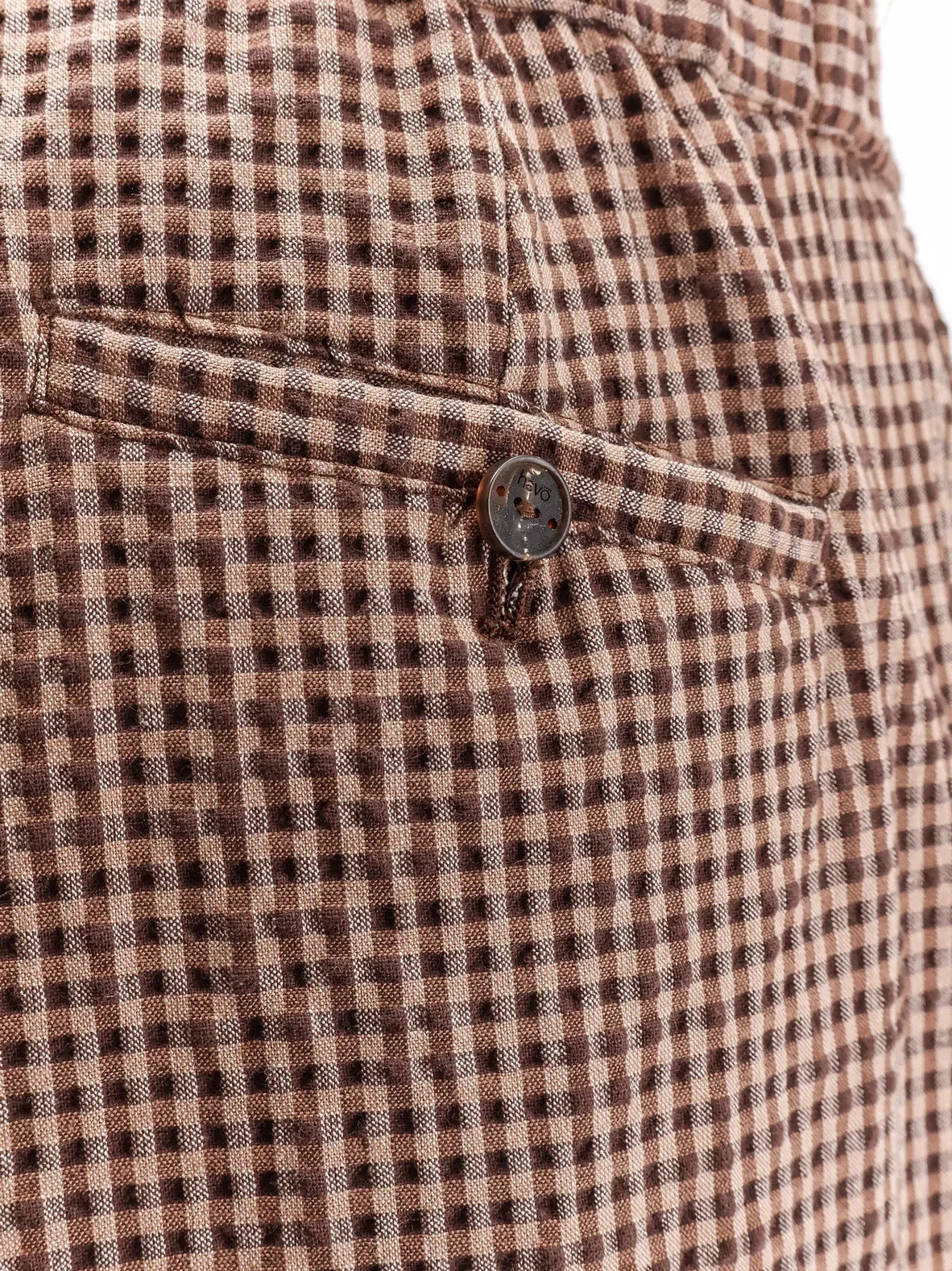 Hevo Torre Lapillo checked shorts