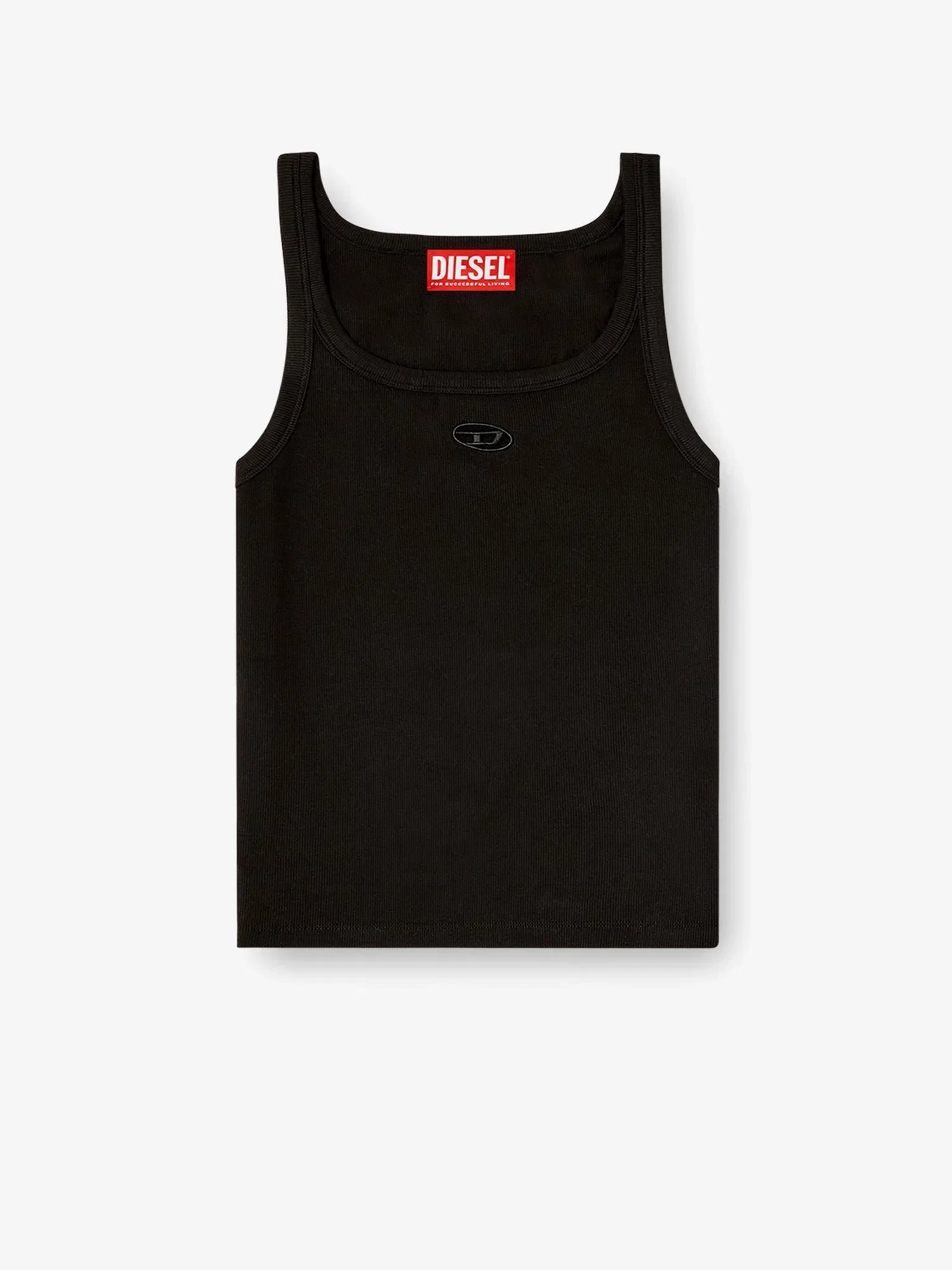 Diesel T-Wife-Od ribbed cotton tank top