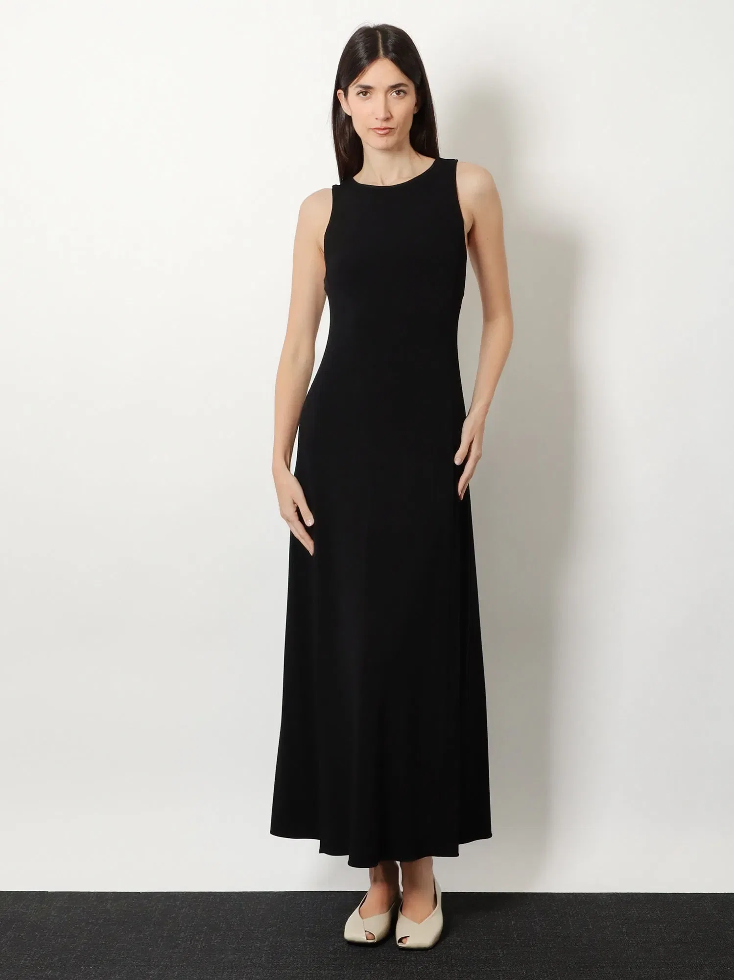 Max Mara Mxppania stretch viscose long dress