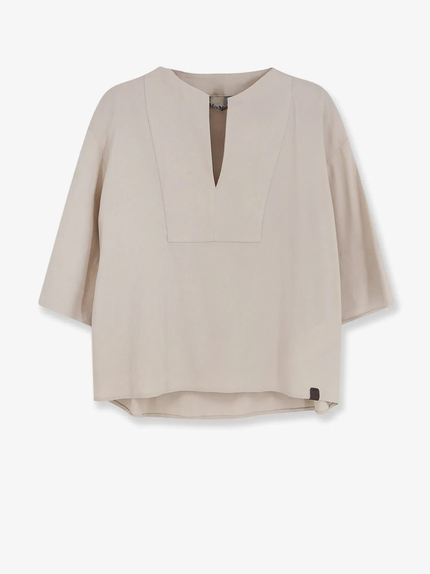 Max Mara Mxpsospiro linen and viscose shirt