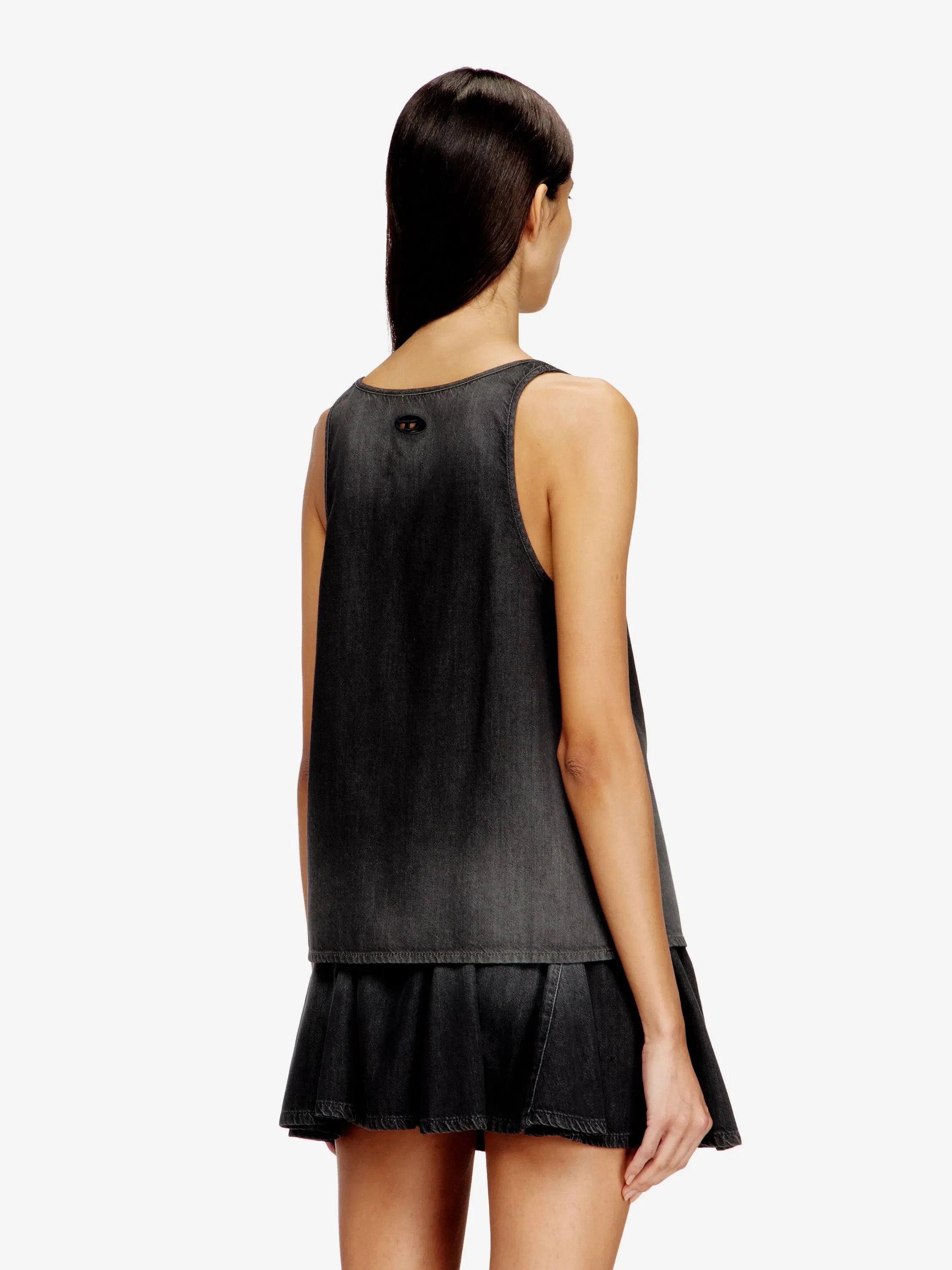Diesel De-Misy-S cotton and lyocell tank top