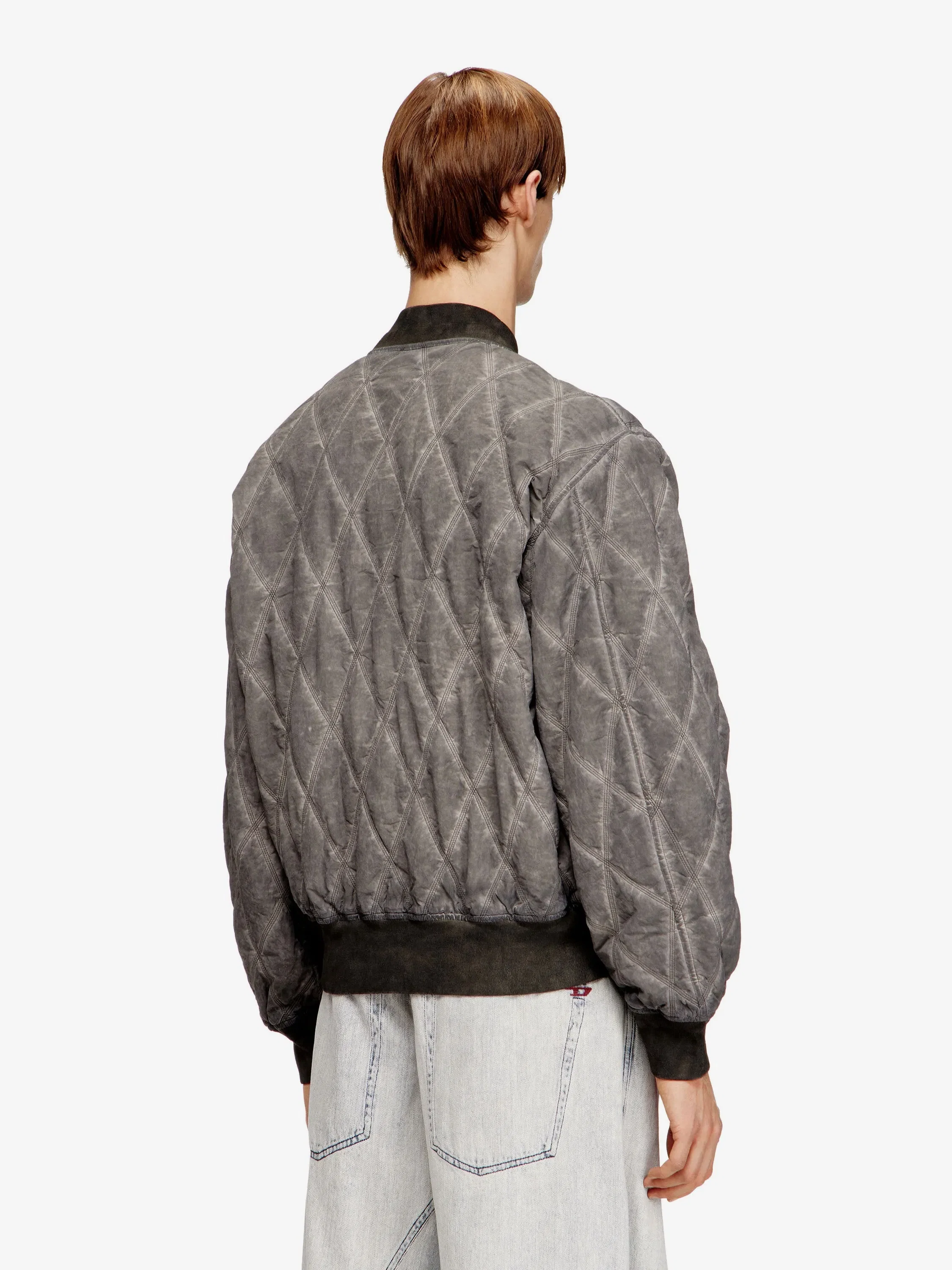 Diesel J-Type-Treat diamond-quilted cotton blend jacket