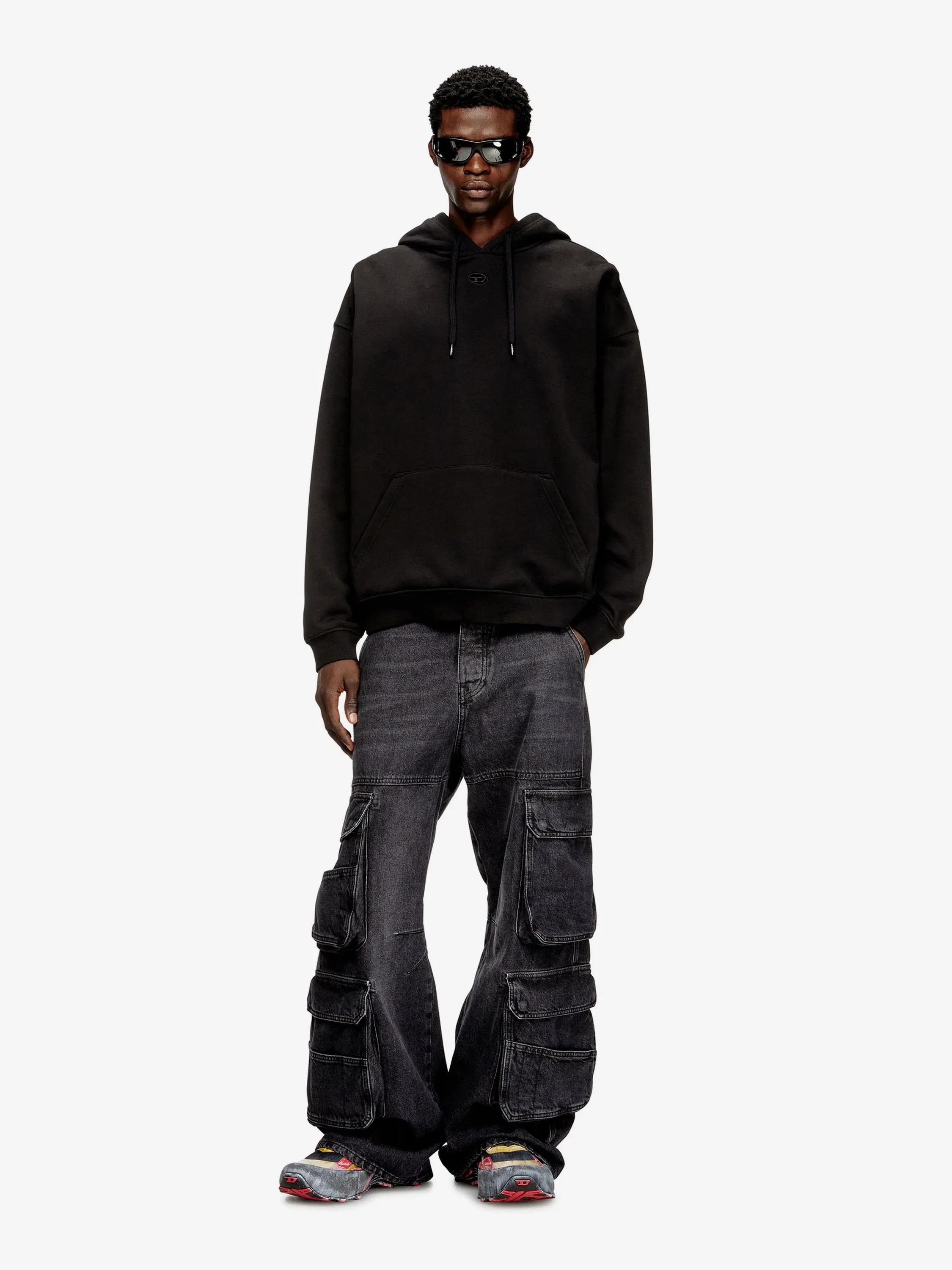 Diesel S-Boxt-Hood-Dco cotton sweatshirt