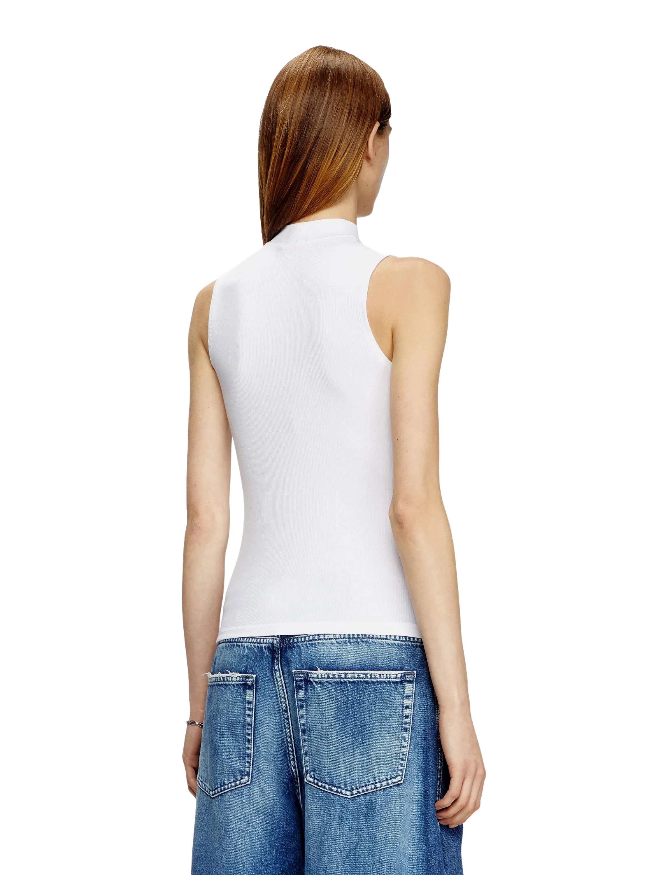 Diesel T-MOKKY-LS-MICRODIV stretch viscose tank top