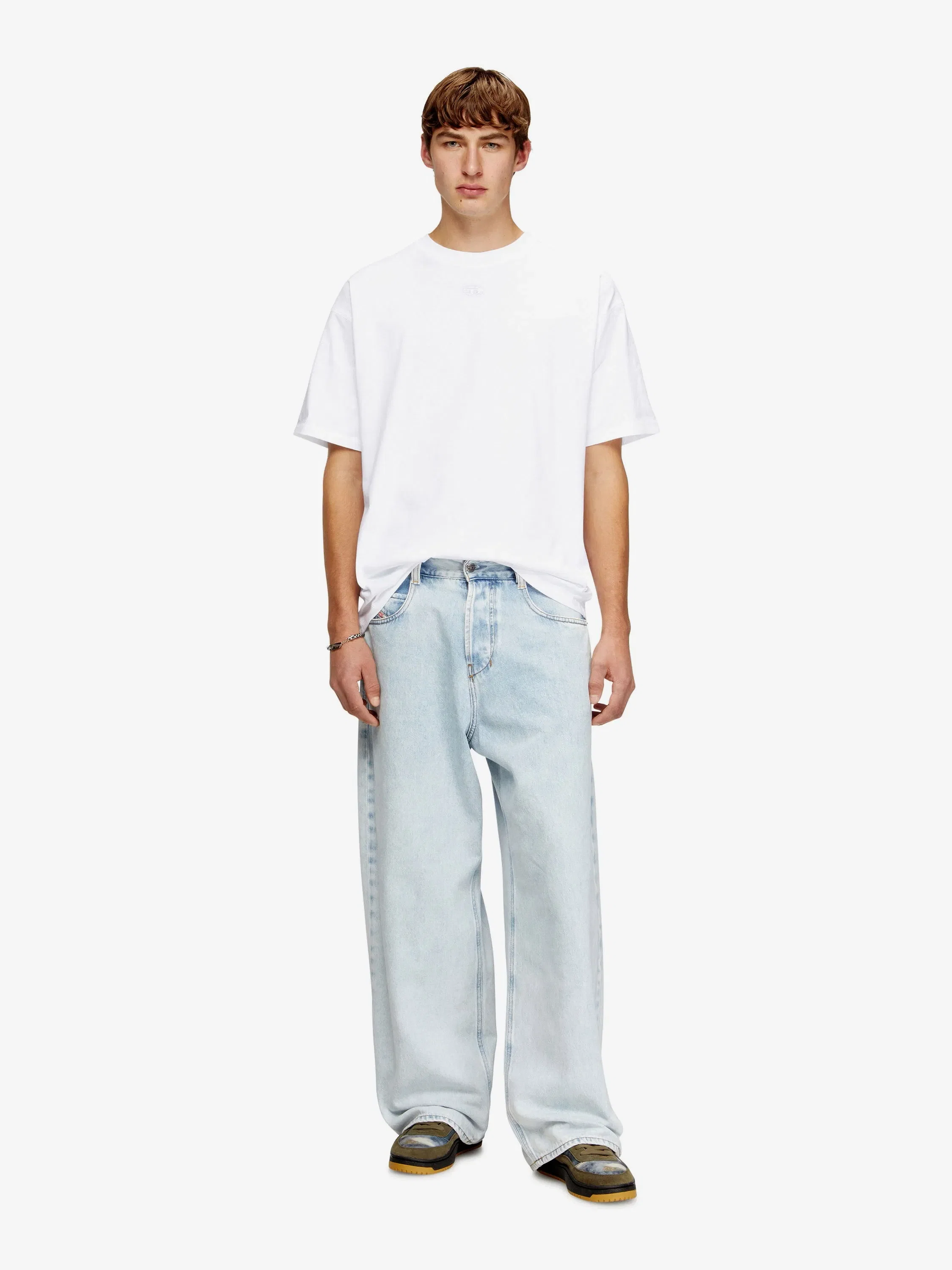 Diesel T-LUCIEN-IHBI cotton T-shirt
