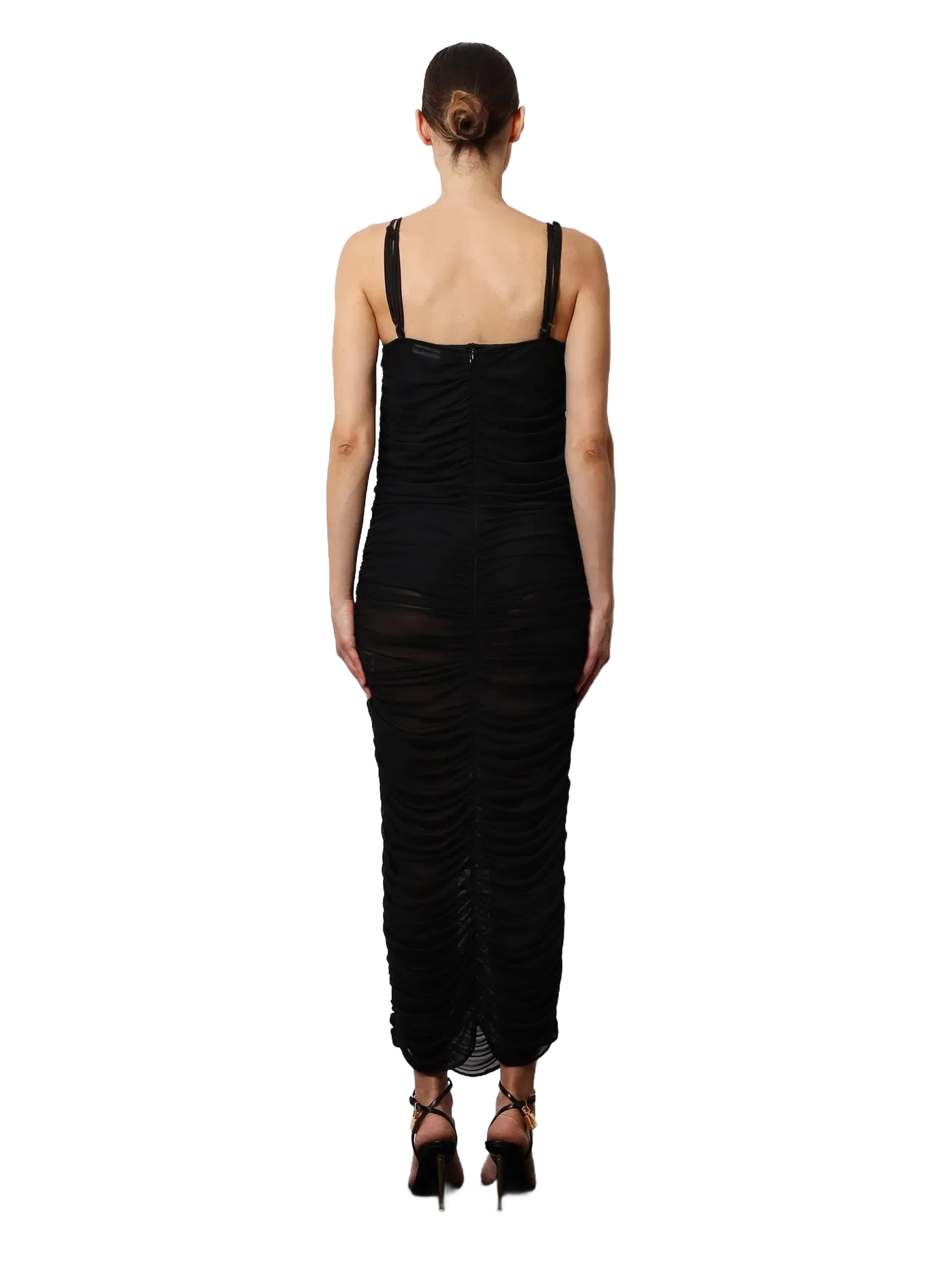 ACTUALEE Nylon draped dress