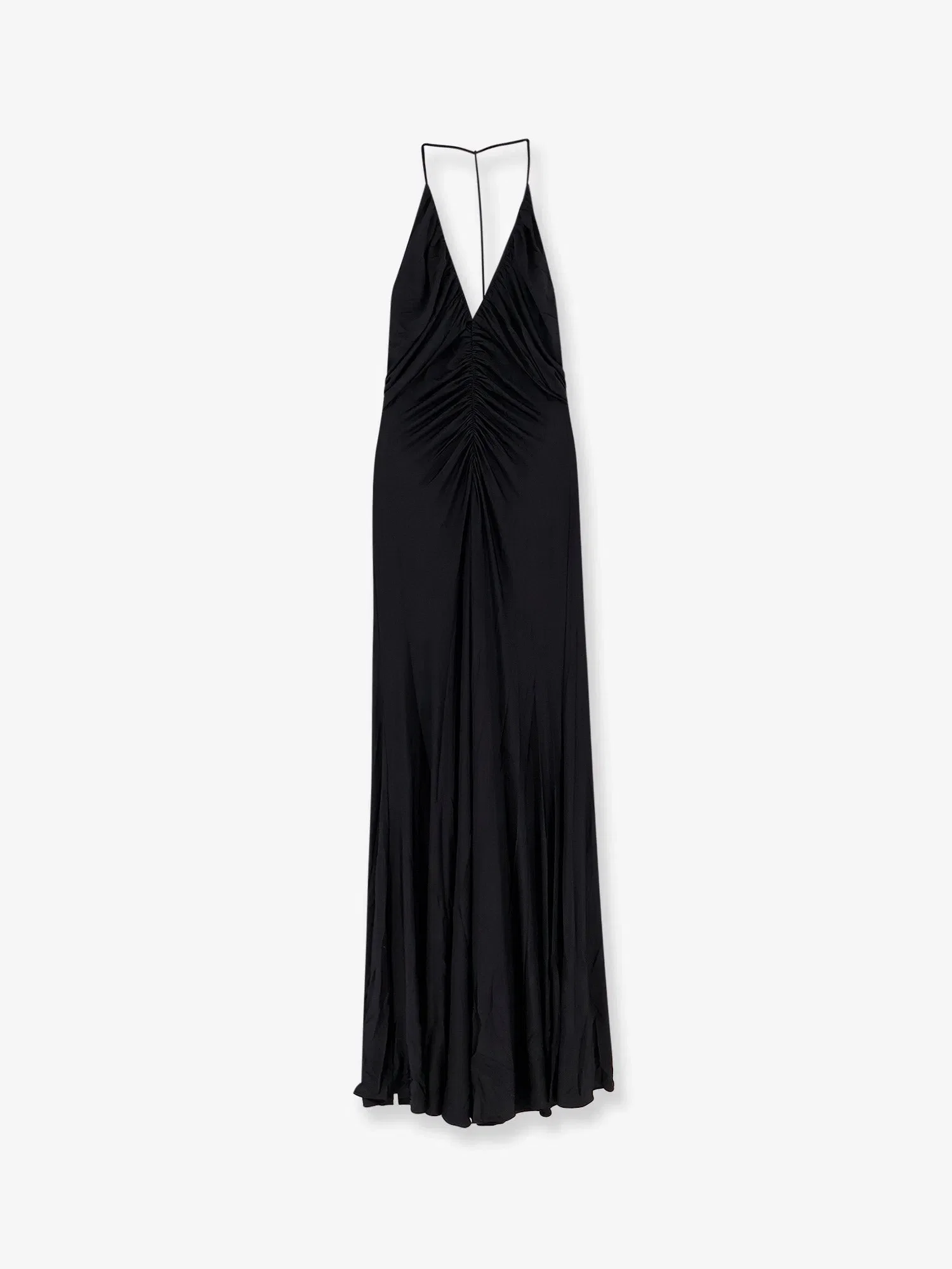 Self-Portrait Gathered jersey long dress