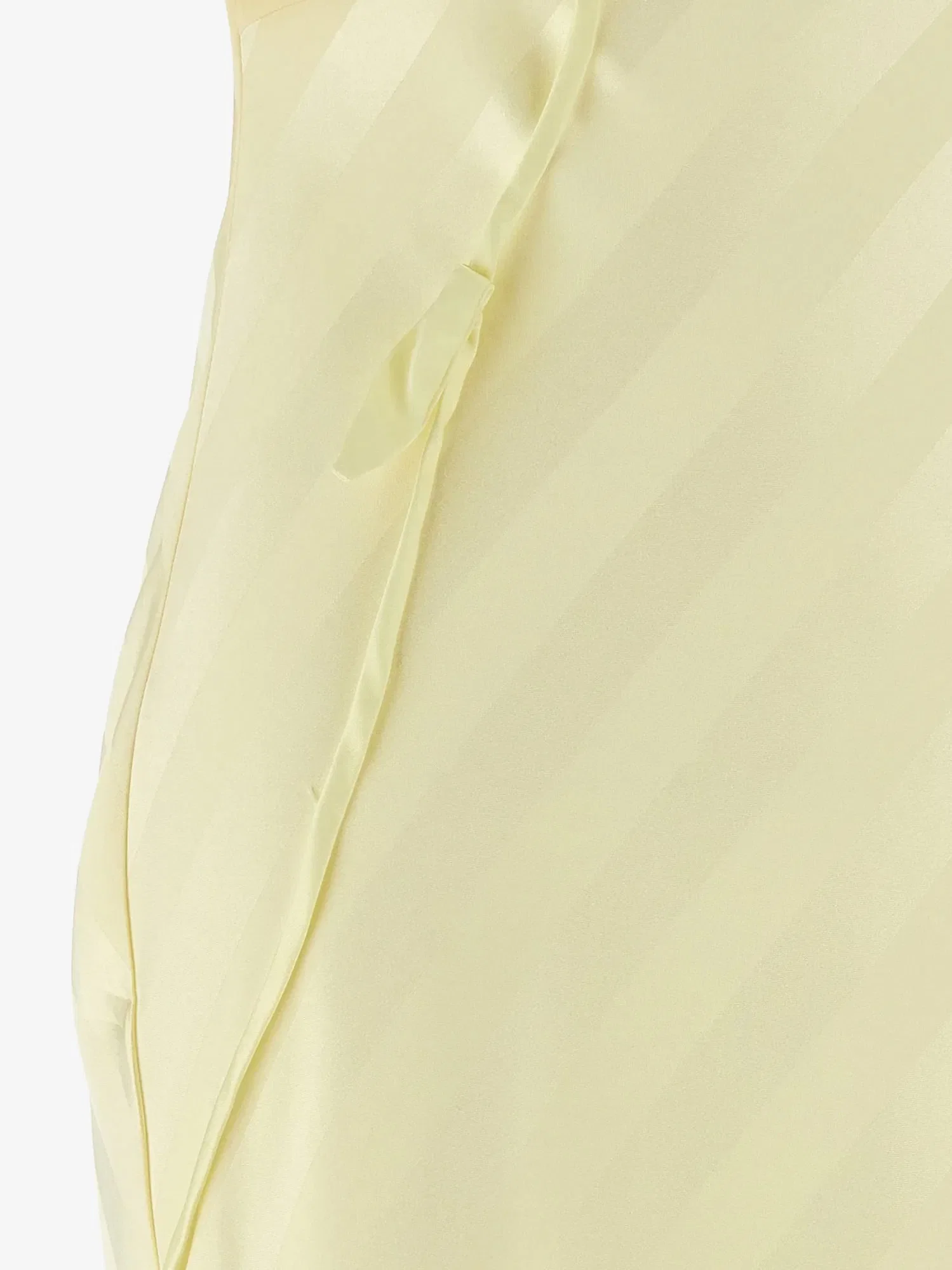 Self-Portrait Striped satin long dress