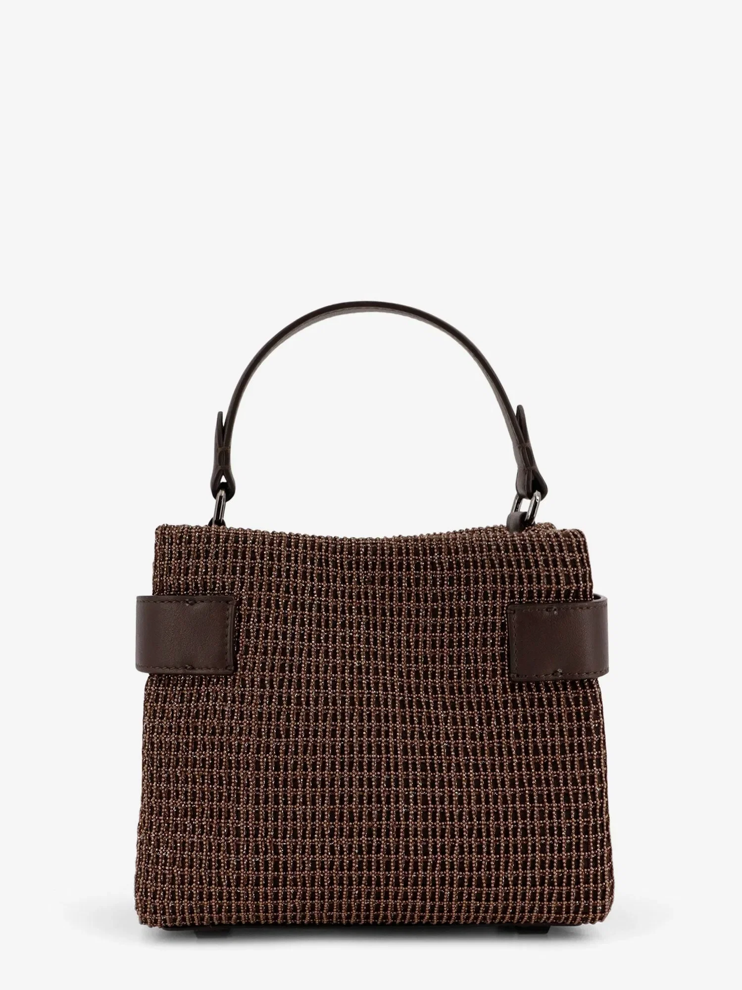 Brunello Cucinelli Essence Riding leather crossbody bag