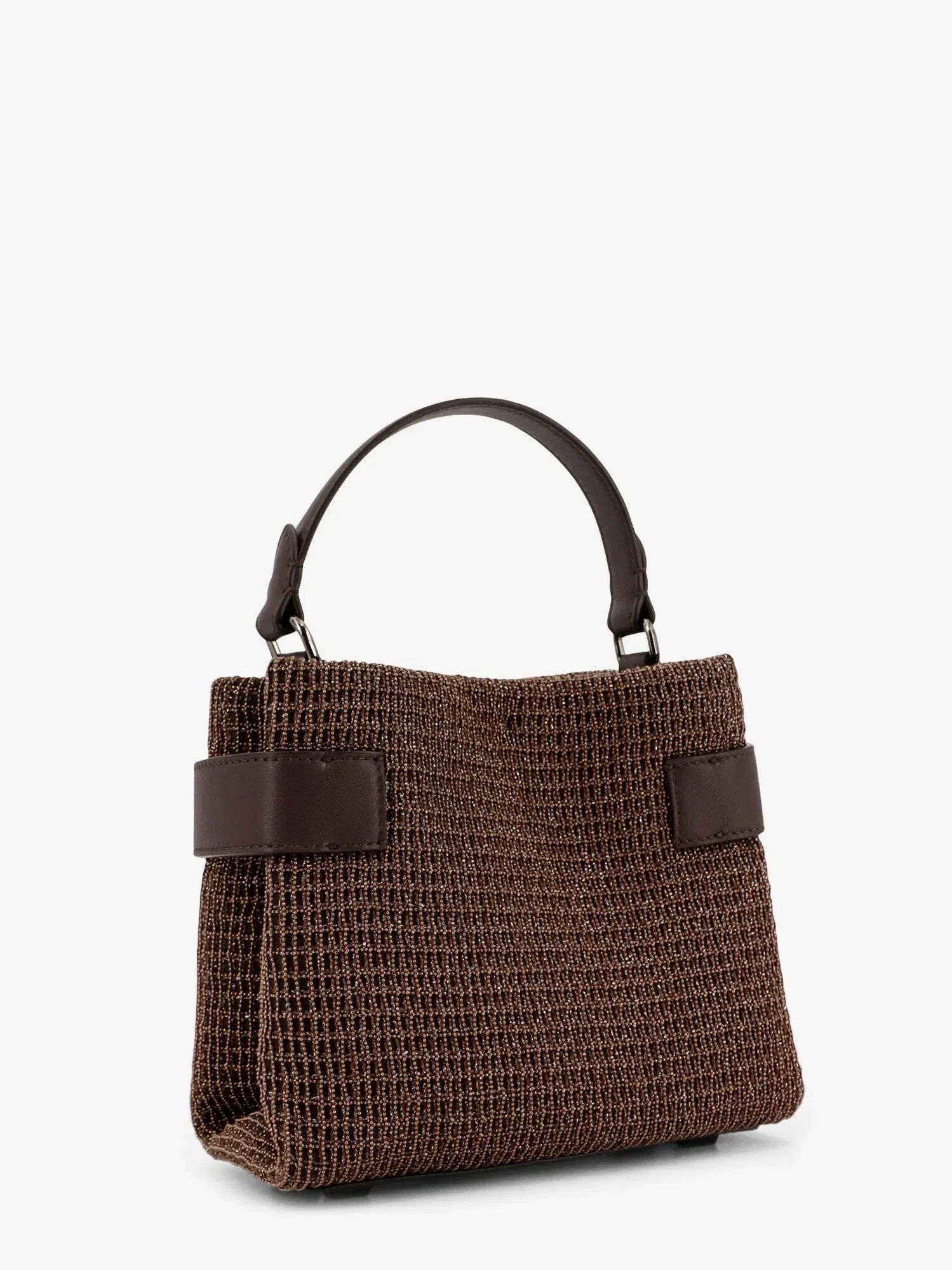 Brunello Cucinelli Essence Riding leather crossbody bag
