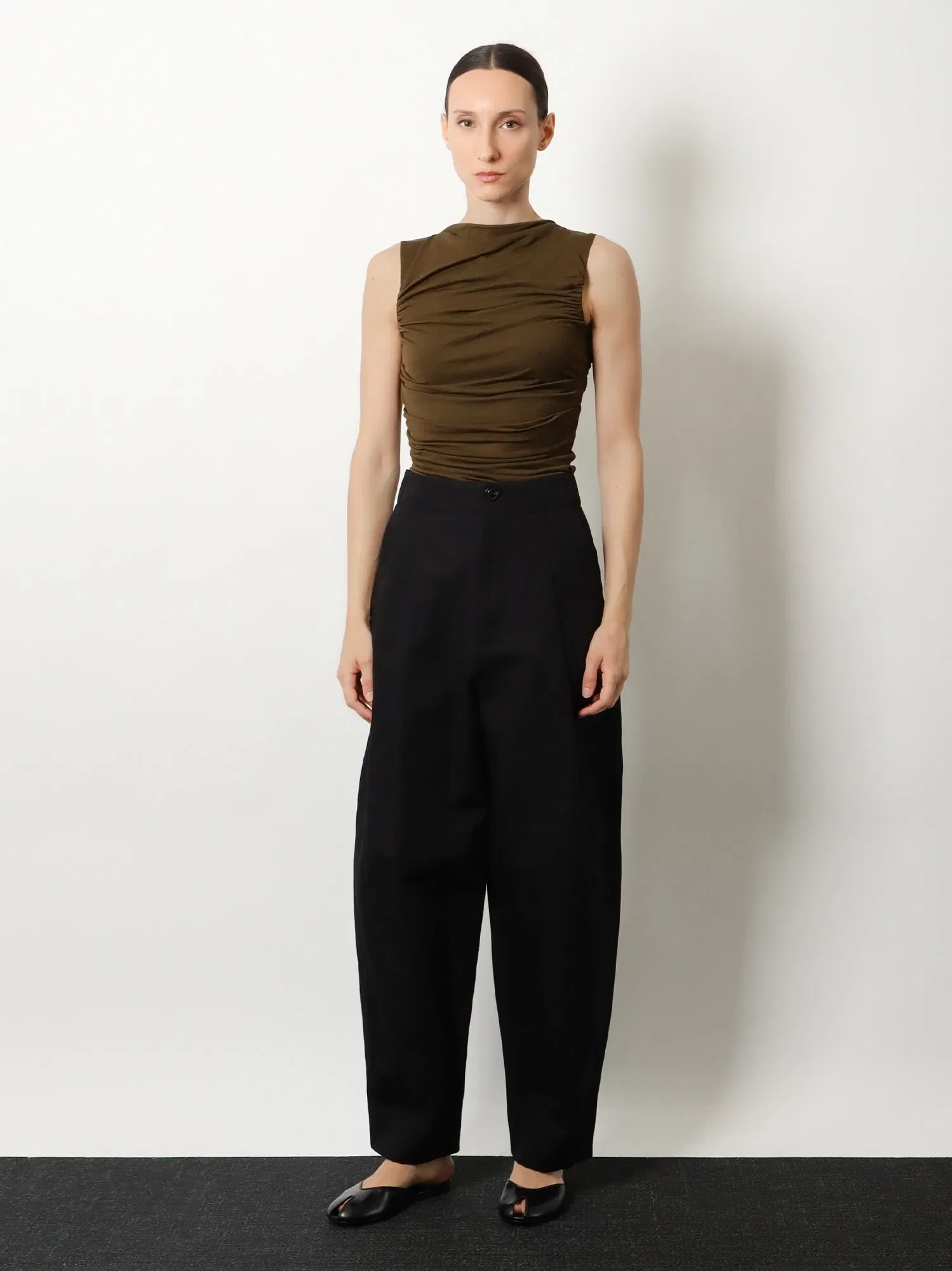 Soeur Daley organic cotton and linen trousers
