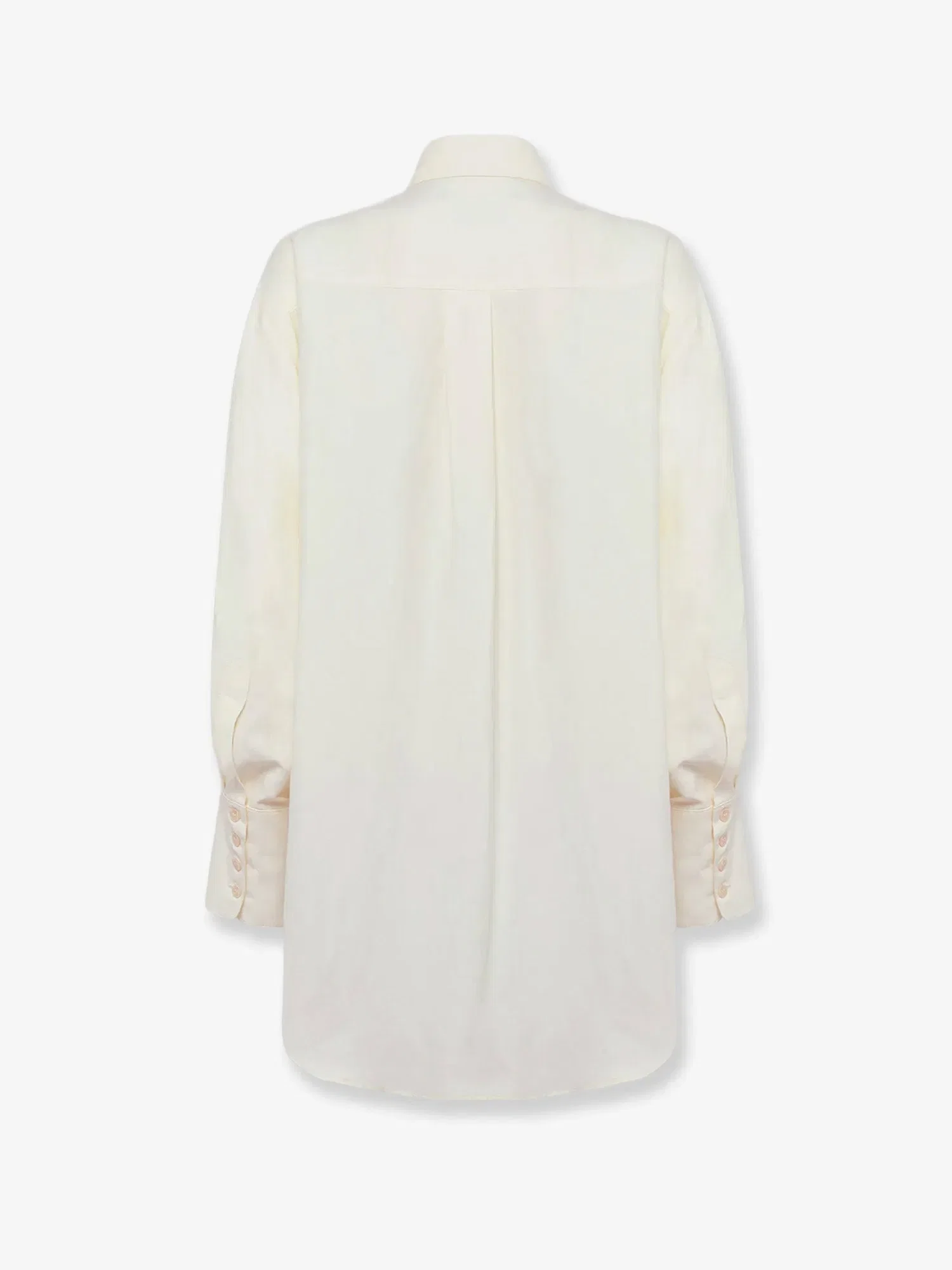Laneus Over viscose and linen shirt