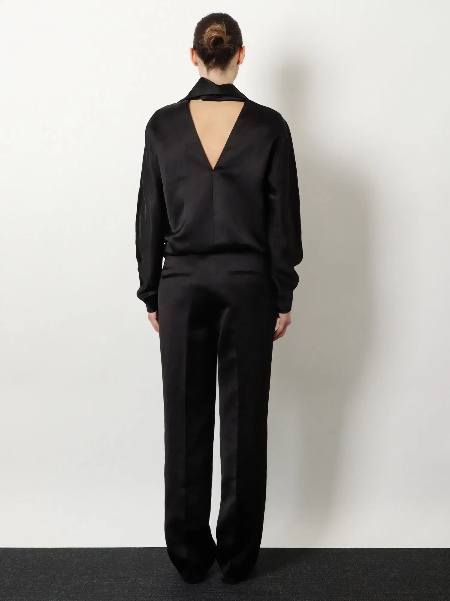 TOTEME Easy Raw Edge viscose and linen trousers