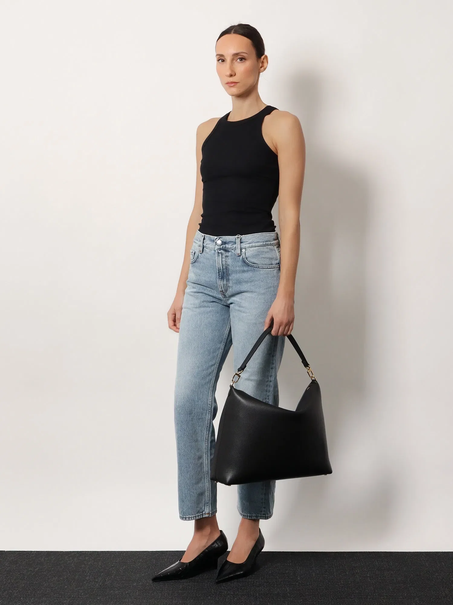 TOTEME Low Straight organic cotton jeans