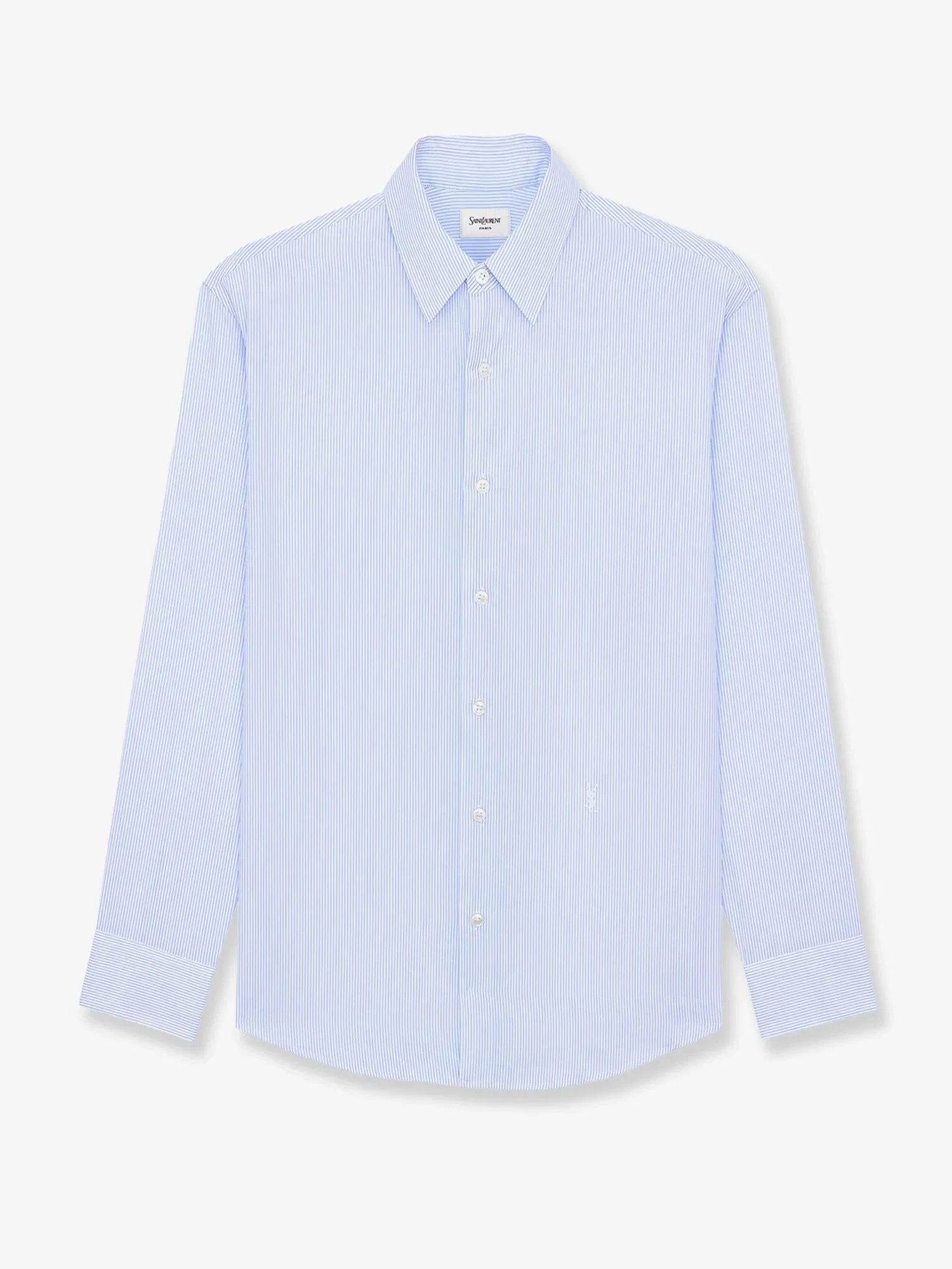 Saint Laurent Cassandre cotton shirt with striped pattern