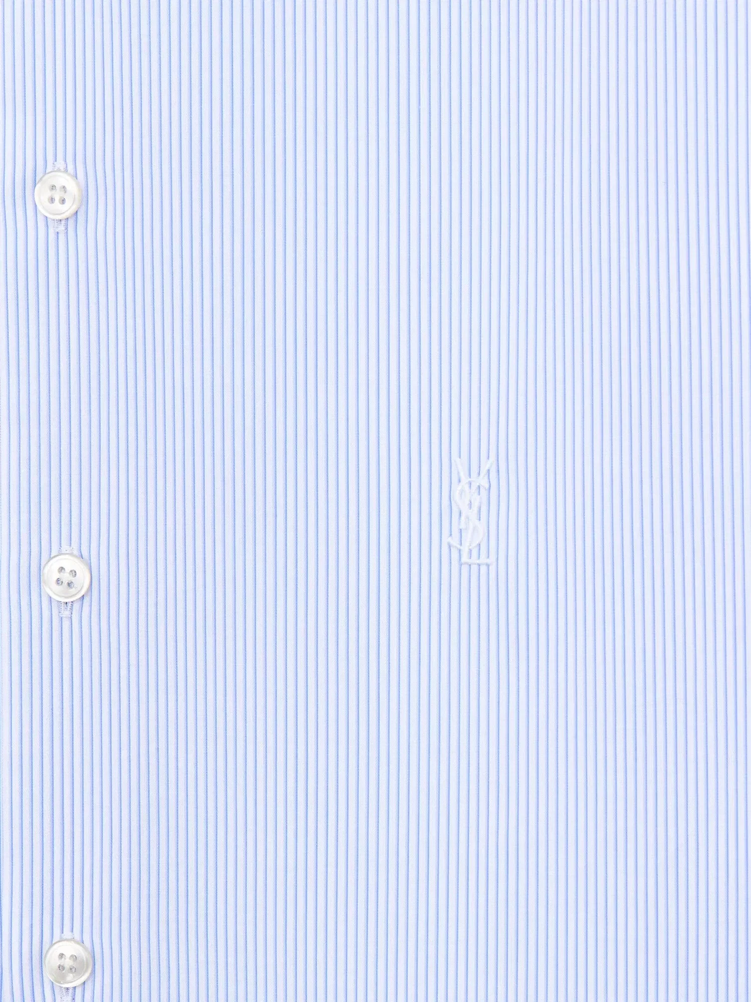 Saint Laurent Cassandre cotton shirt with striped pattern
