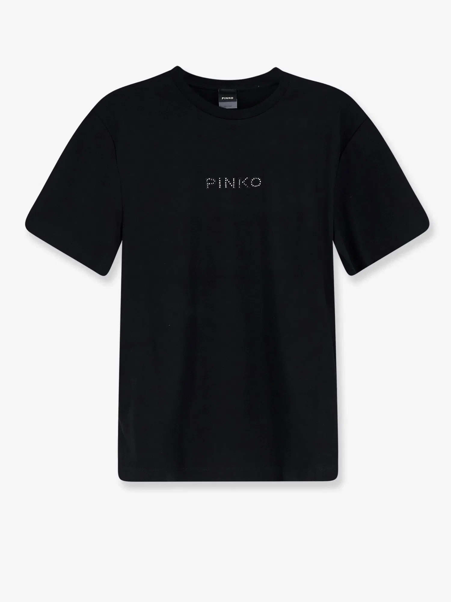 PINKO Cotton T-shirt with front lettering logo