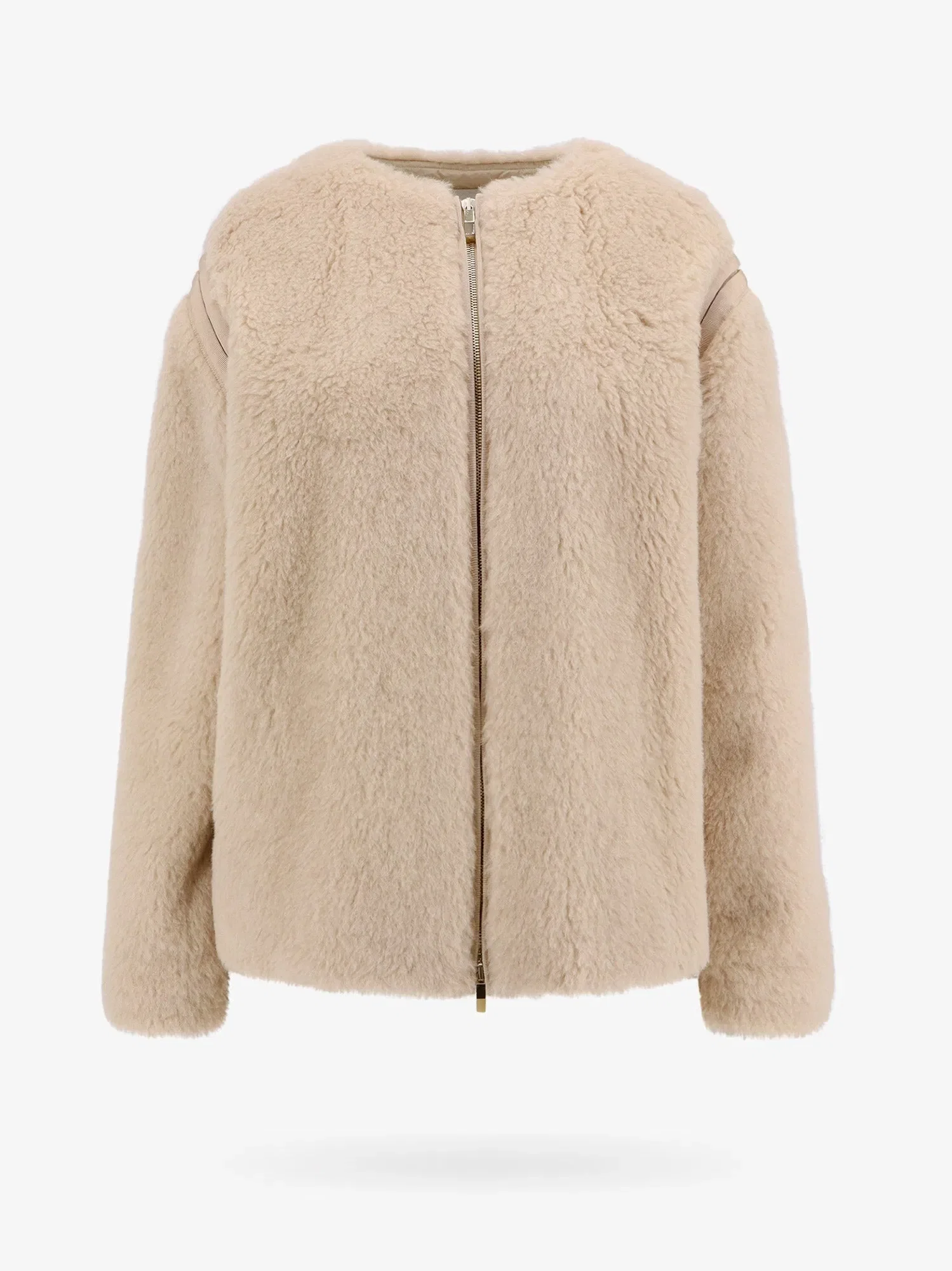 Max Mara Alpaca and virgin wool fur jacket