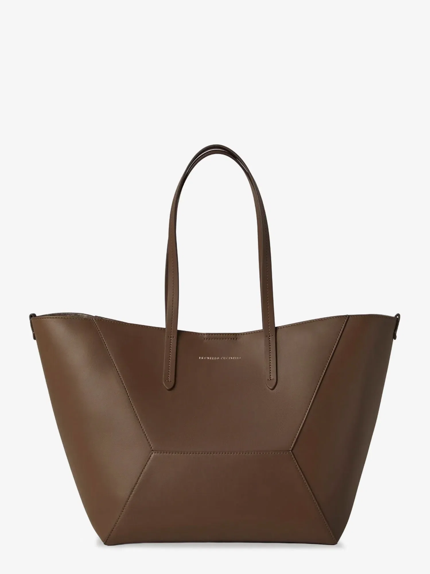 Brunello Cucinelli BC Duo hammered leather handbag