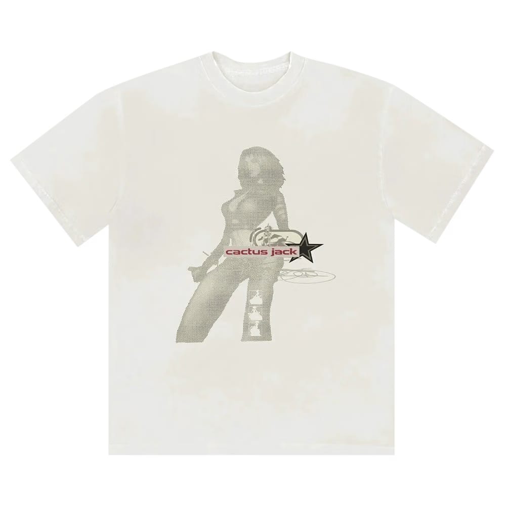 Cactus Jack by Travis Scott Digital Girl T-Shirt Off White