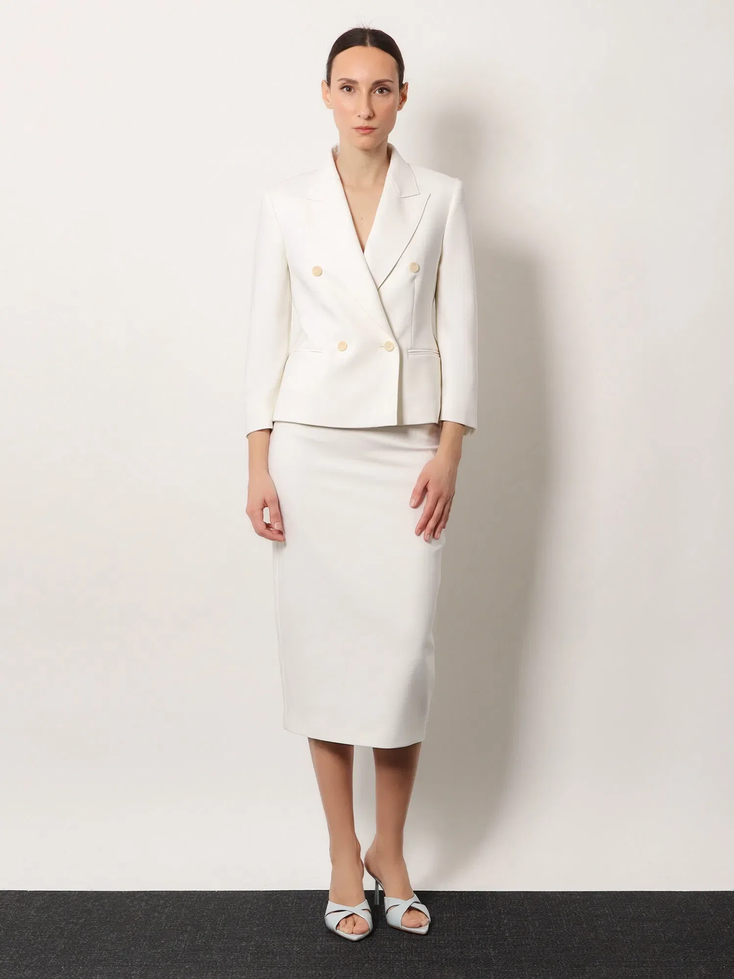 Max Mara Mxmdorico stretch virgin wool blazer