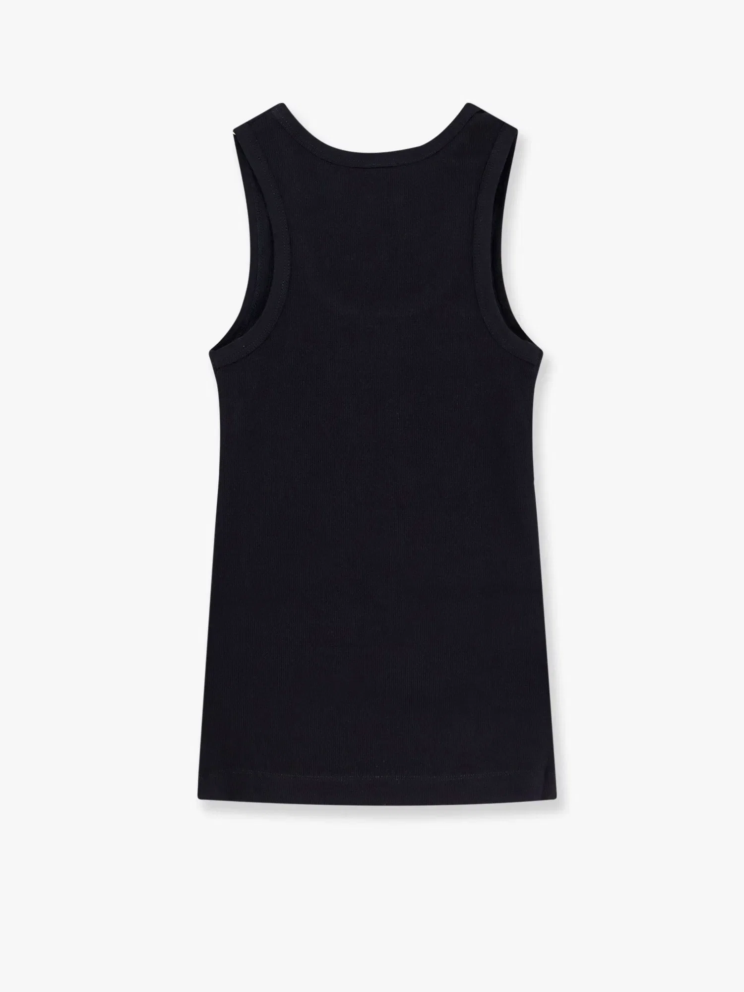 PINKO Calcolatore Cotton tank top with Love Birds logo on the front