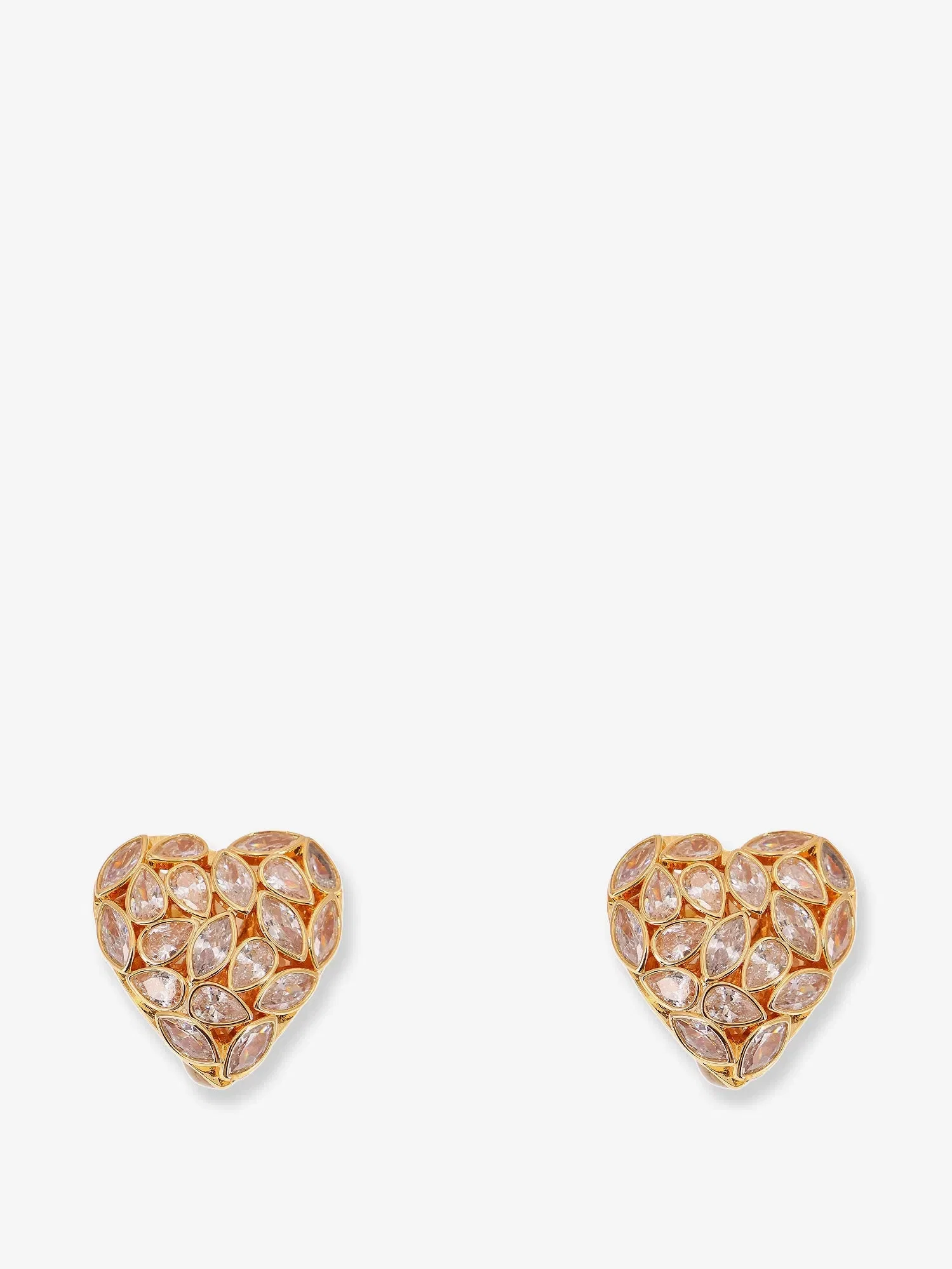 Self-Portrait Gold brass earrings
