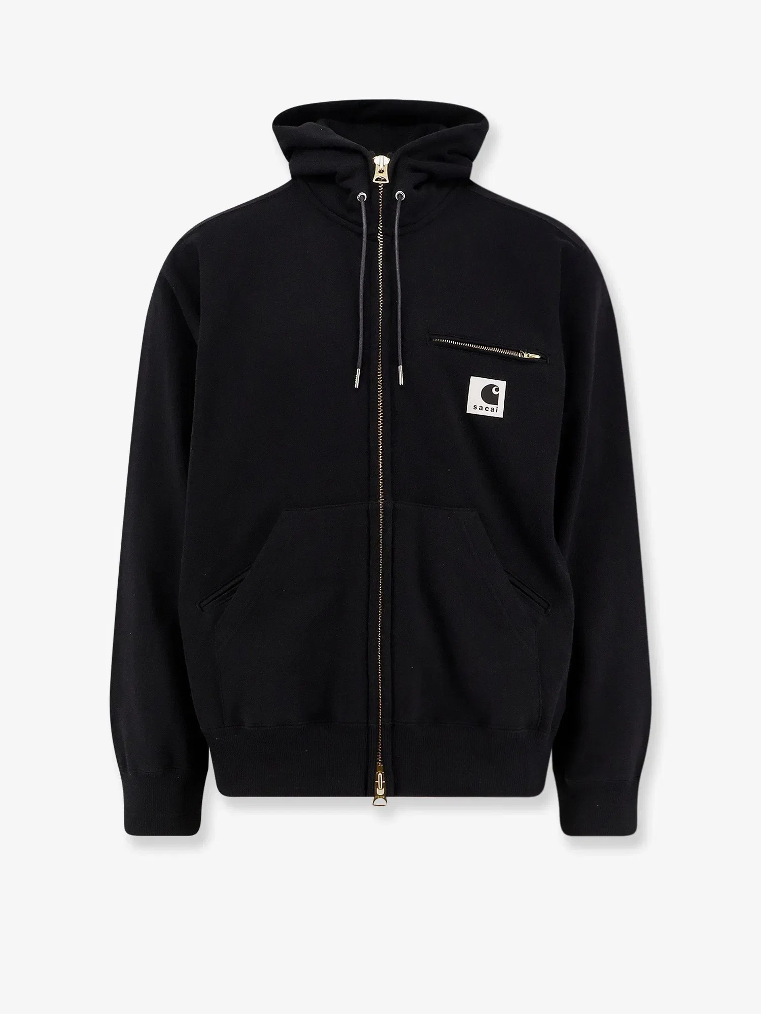 SACAI X CARHARTT WIP Cotton sweatshirt with double logo patch