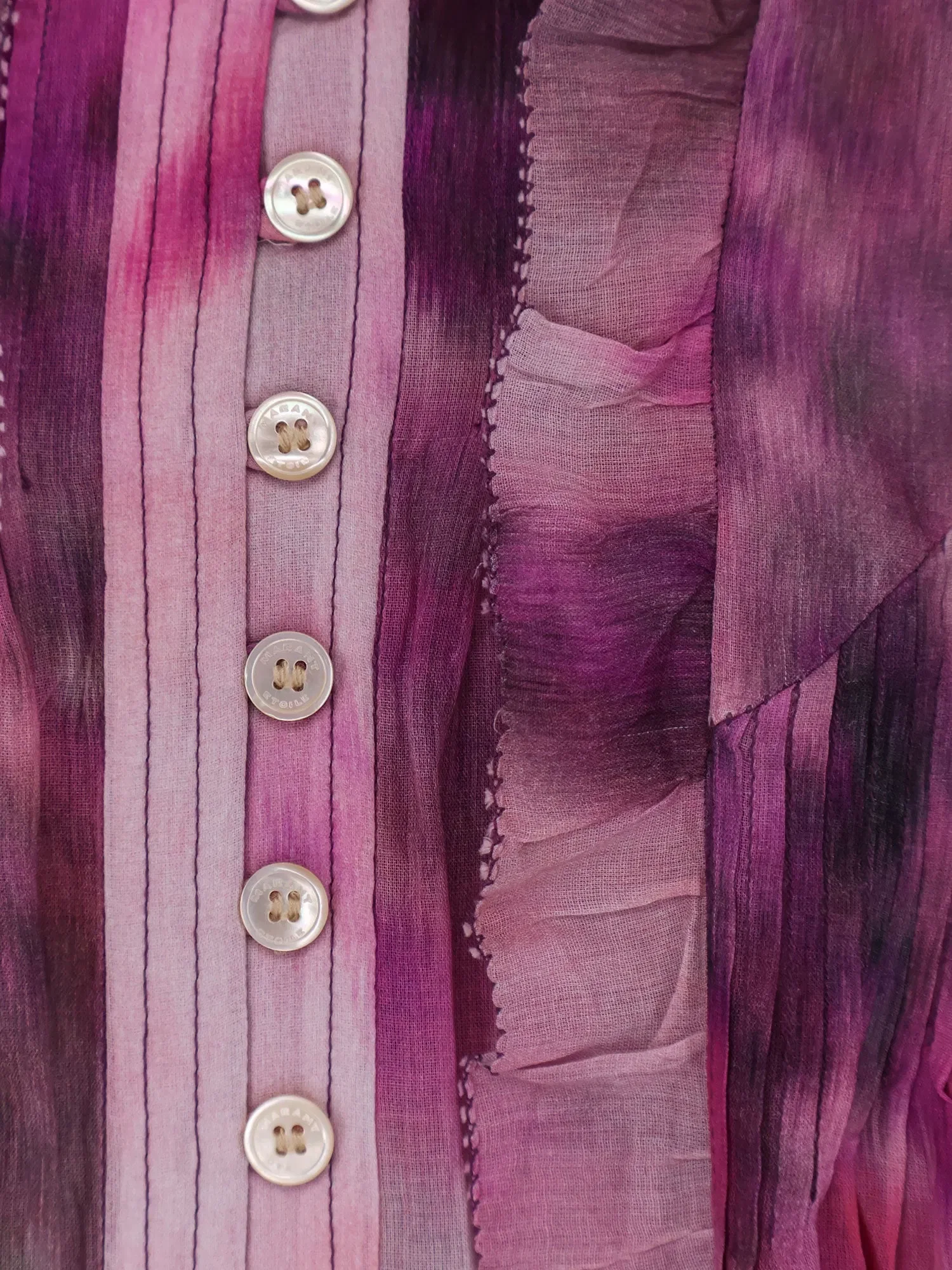 MARANT ÉTOILE Veelia organic cotton shirt