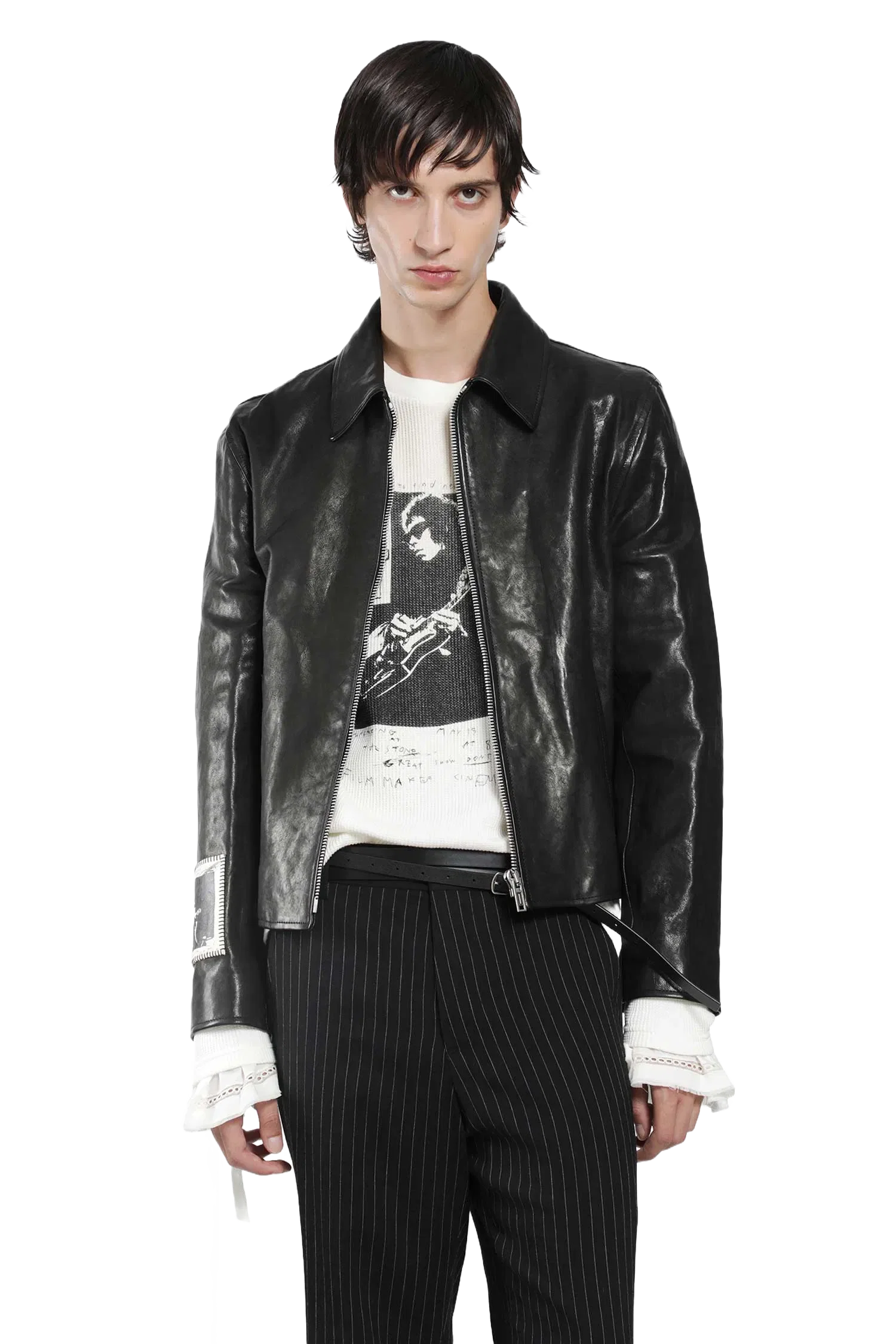 Ann Demeulemeester Sandor Leather Jacket