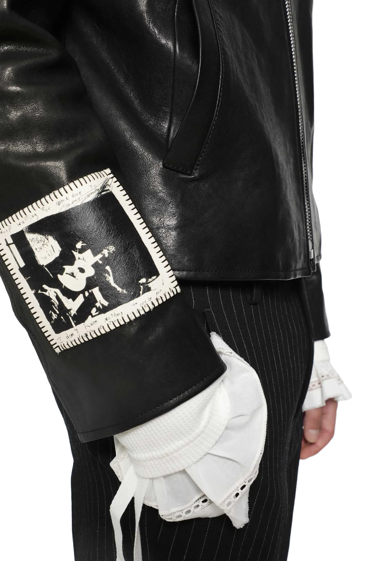 Ann Demeulemeester Sandor Leather Jacket