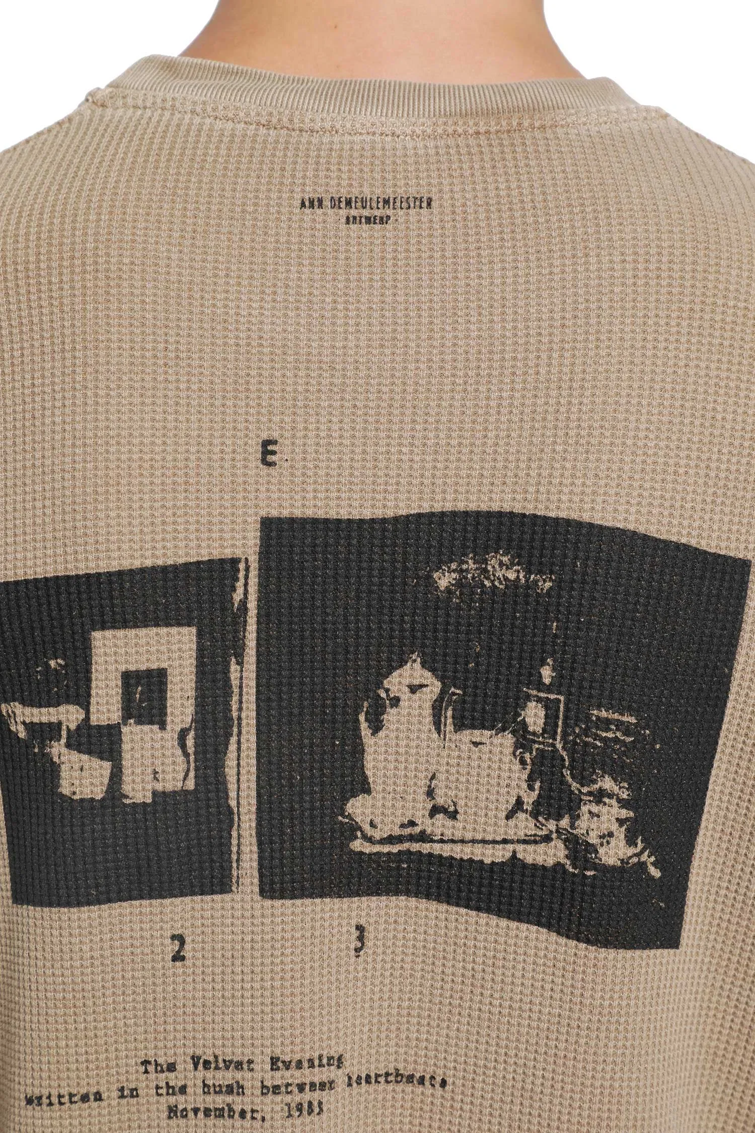 Ann Demeulemeester Emil ''The Velvet Evening'' Long Sleeve T-Shirt