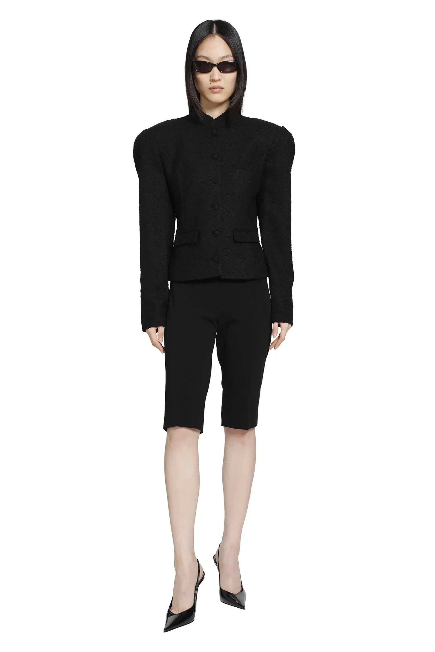 Magda Butrym Tailored Knee-length Fitted Pants