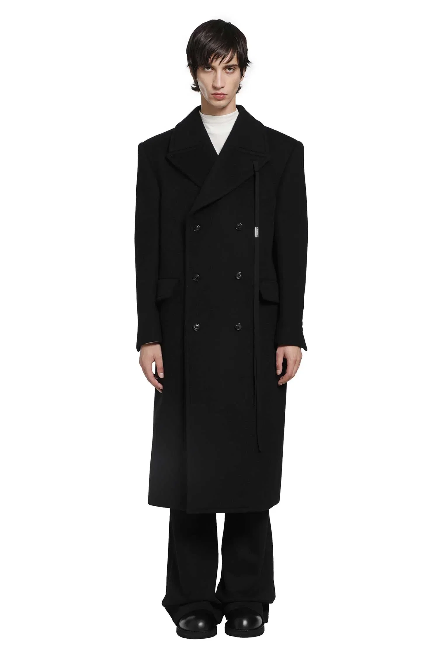 Ann Demeulemeester Jake Double-Breasted High Comfort Coat