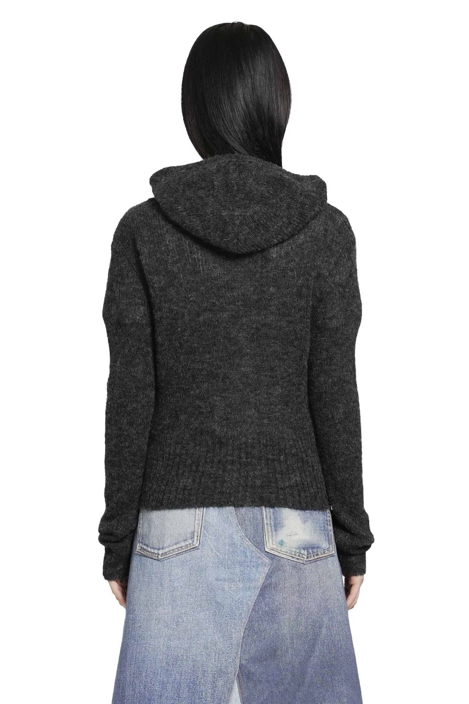 OUR LEGACY Compact Hood Zip-Up Sweater