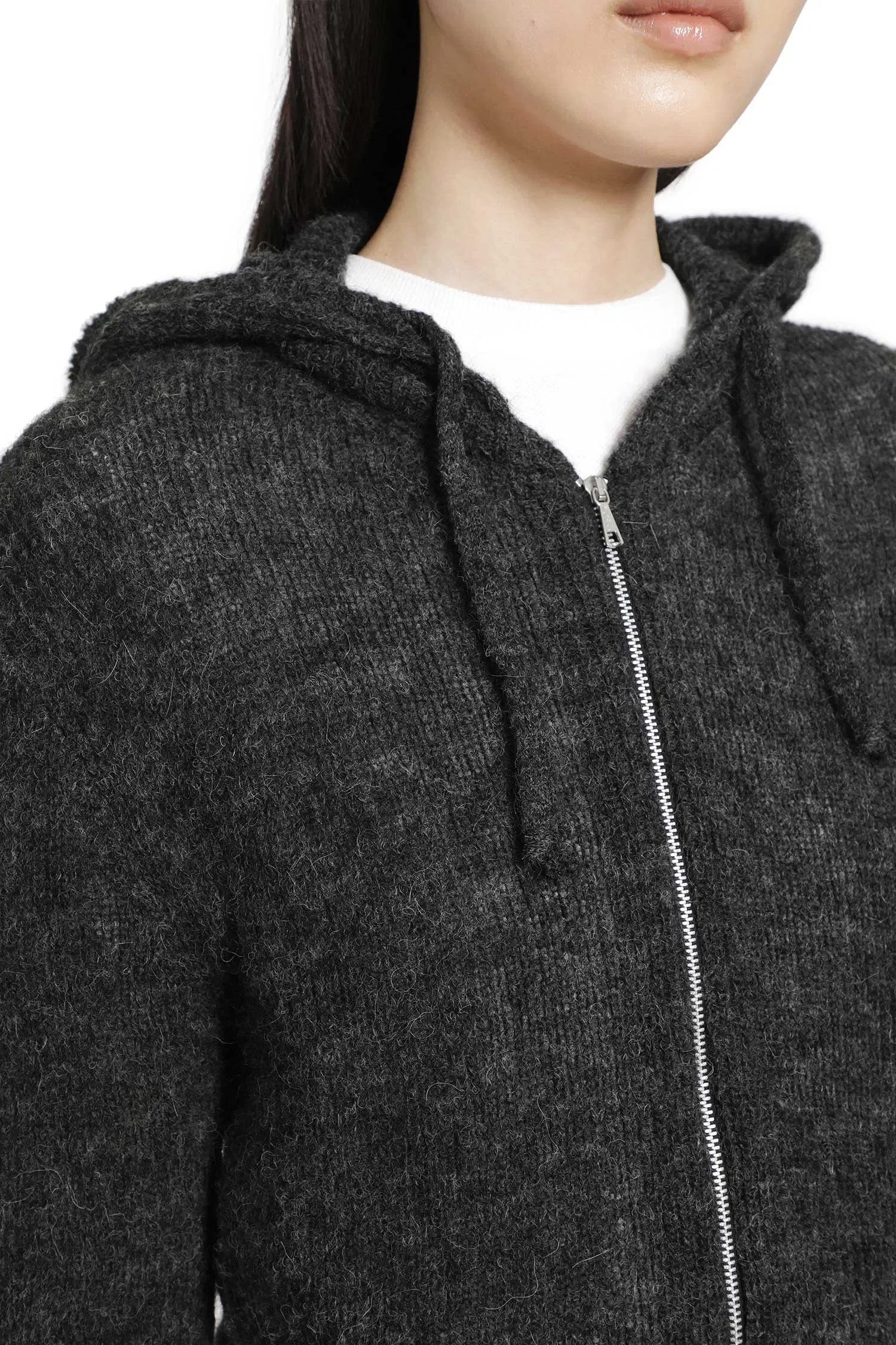 OUR LEGACY Compact Hood Zip-Up Sweater